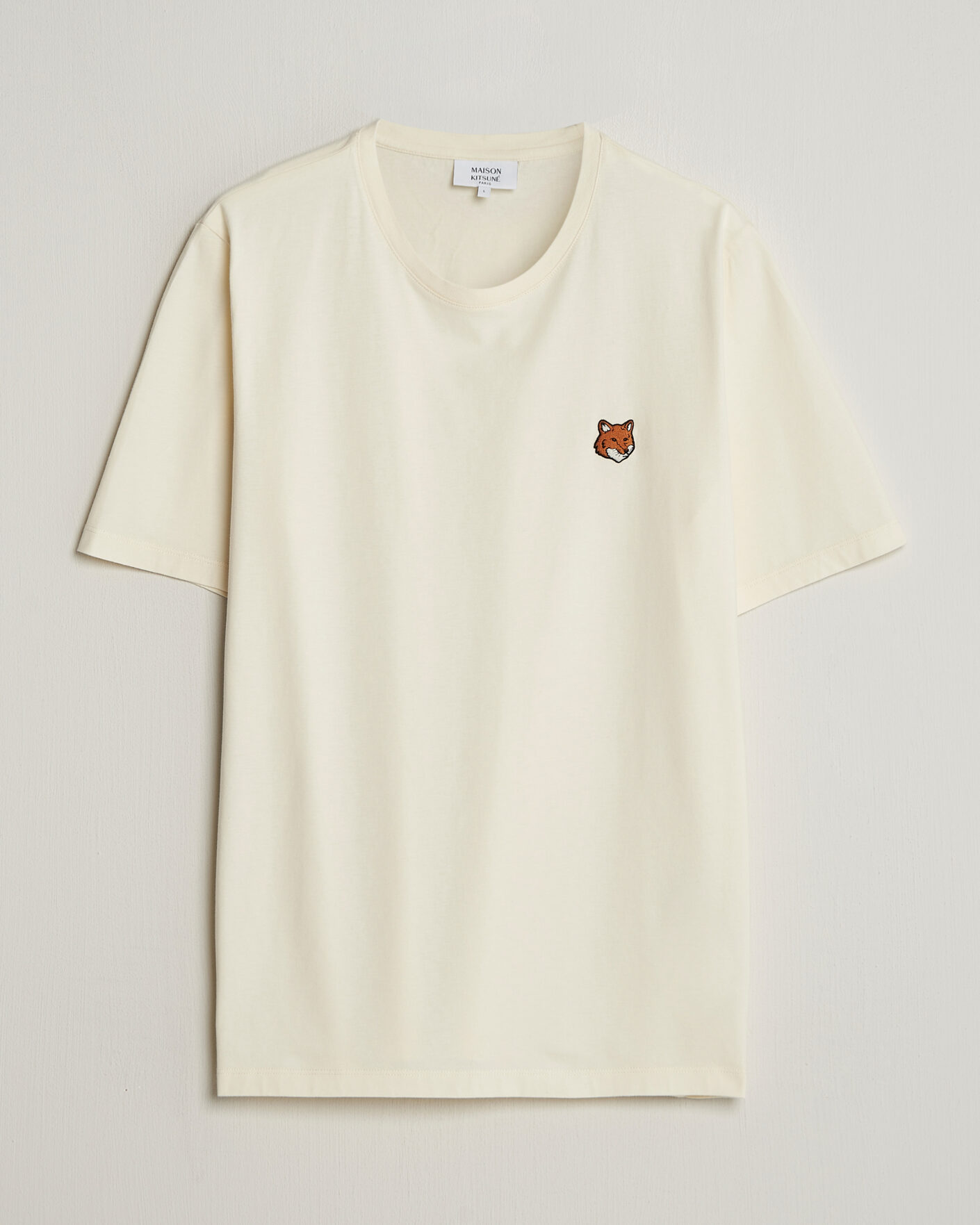 Herren | T-Shirts | Maison Kitsuné | Fox Head T-Shirt Noble Beige