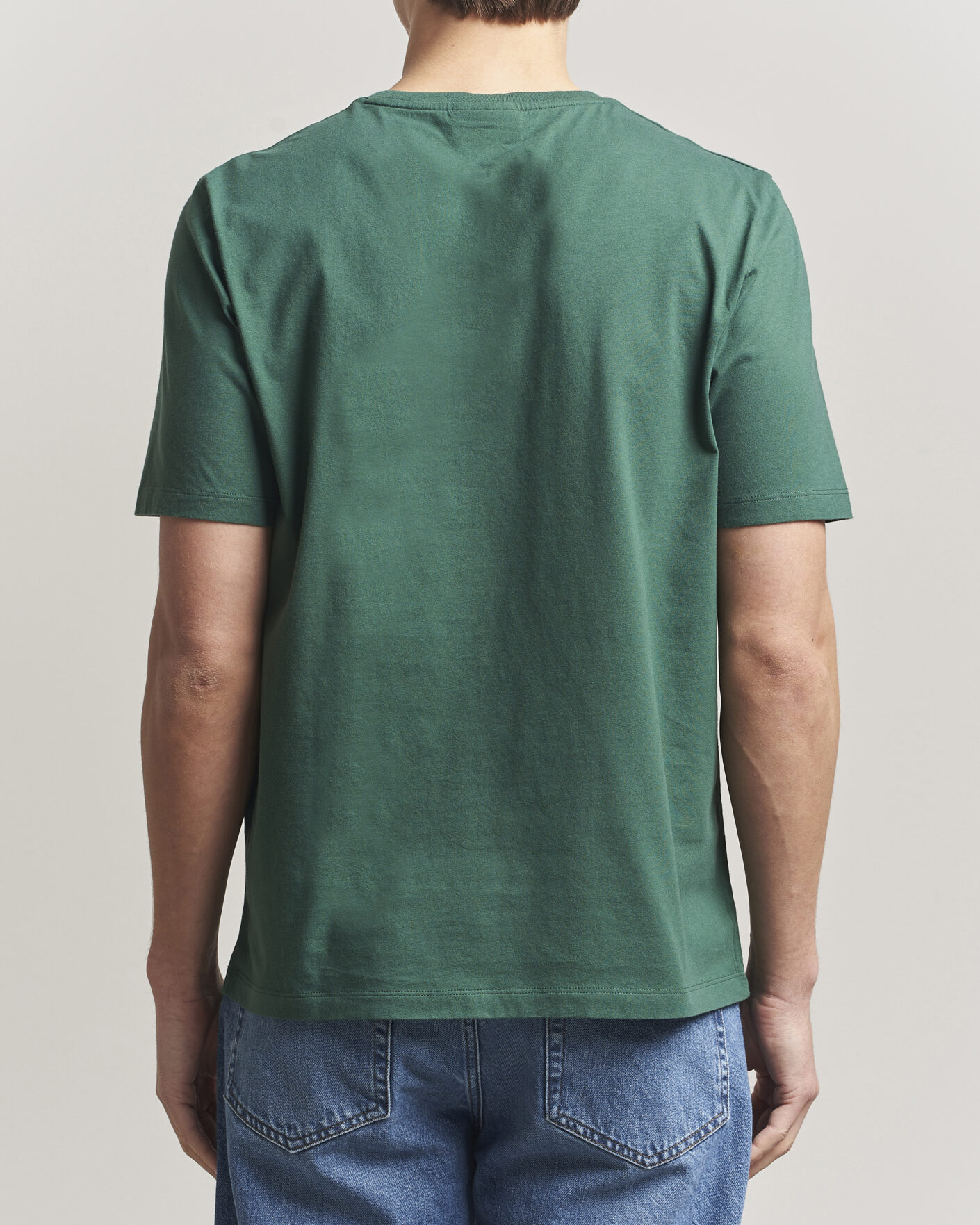 Herren | T-Shirts | Maison Kitsuné | Fox Head T-Shirt Bottle Green