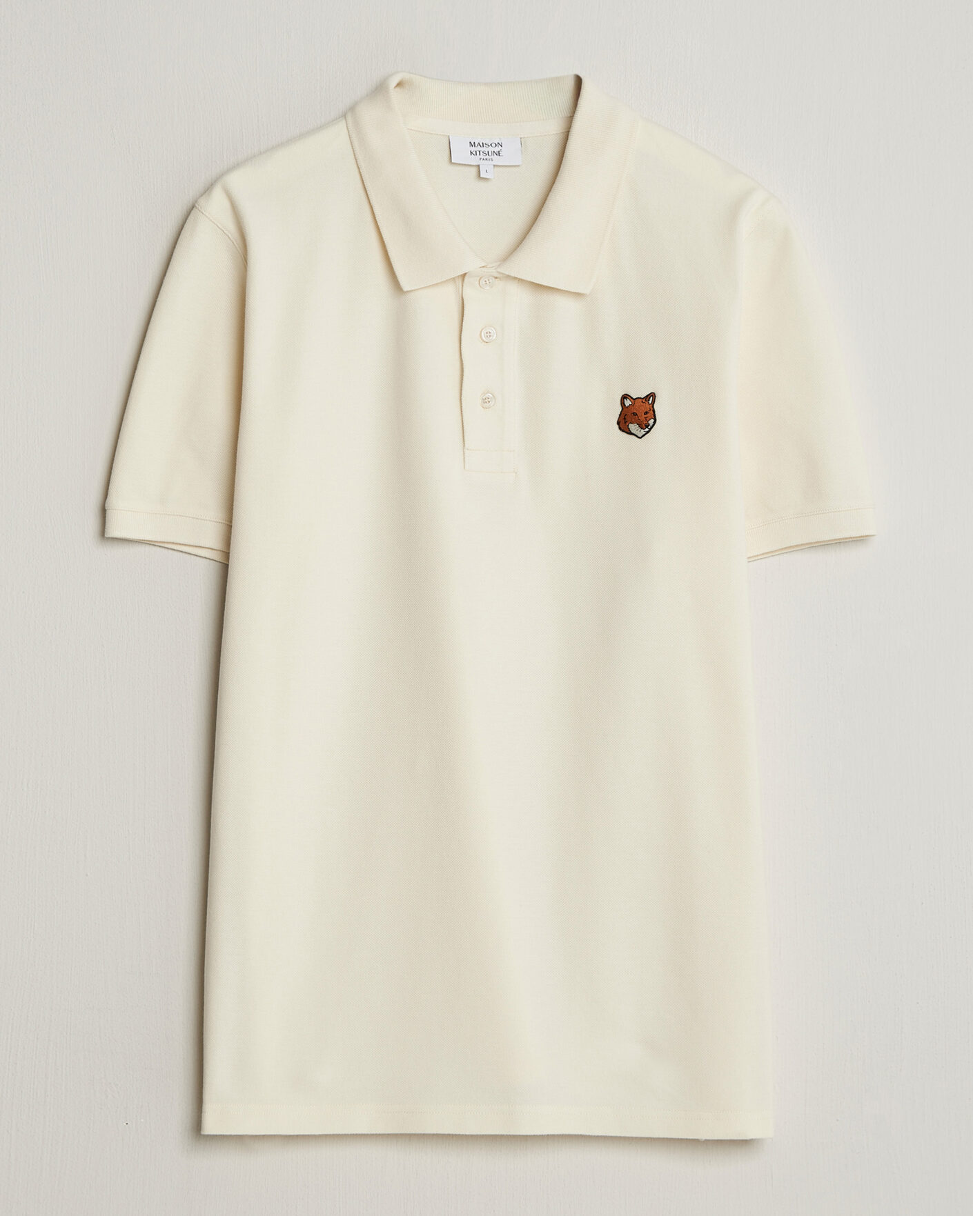 Herren | Poloshirts | Maison Kitsuné | Fox Head Polo Noble Beige