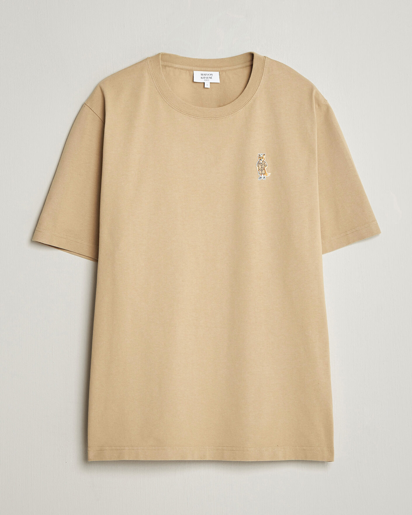 Herren | T-Shirts | Maison Kitsuné | Dressed Fox T-Shirt Roasted Almond