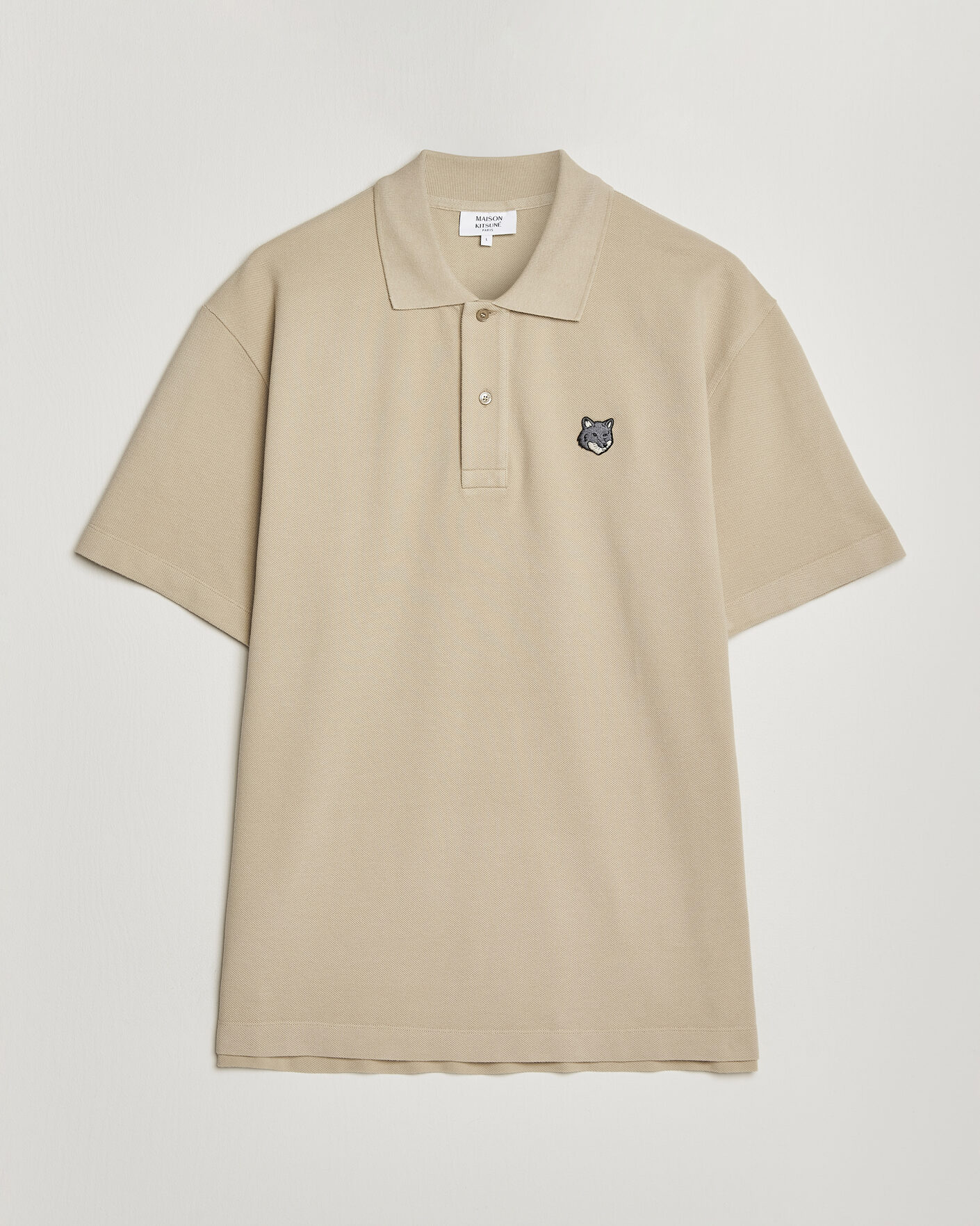 Herren | Poloshirts | Maison Kitsuné | Bold Fox Head Polo Tea Leaf