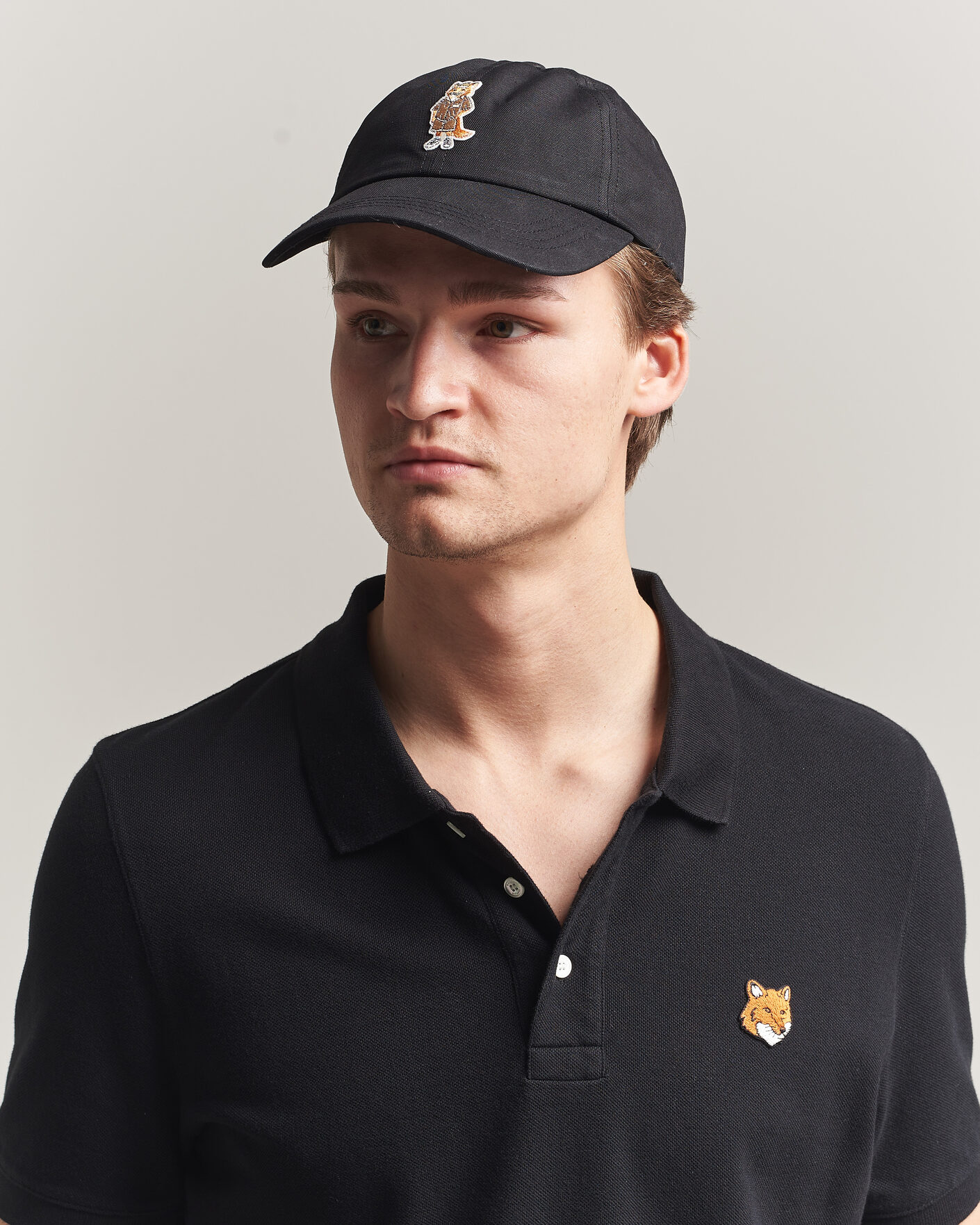 Herren | Hüte & Mützen | Maison Kitsuné | Dressed Fox Cap Black