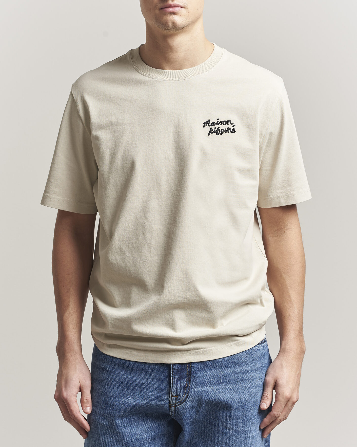 Herren | T-Shirts | Maison Kitsuné | Handwriting T-Shirt Pelican