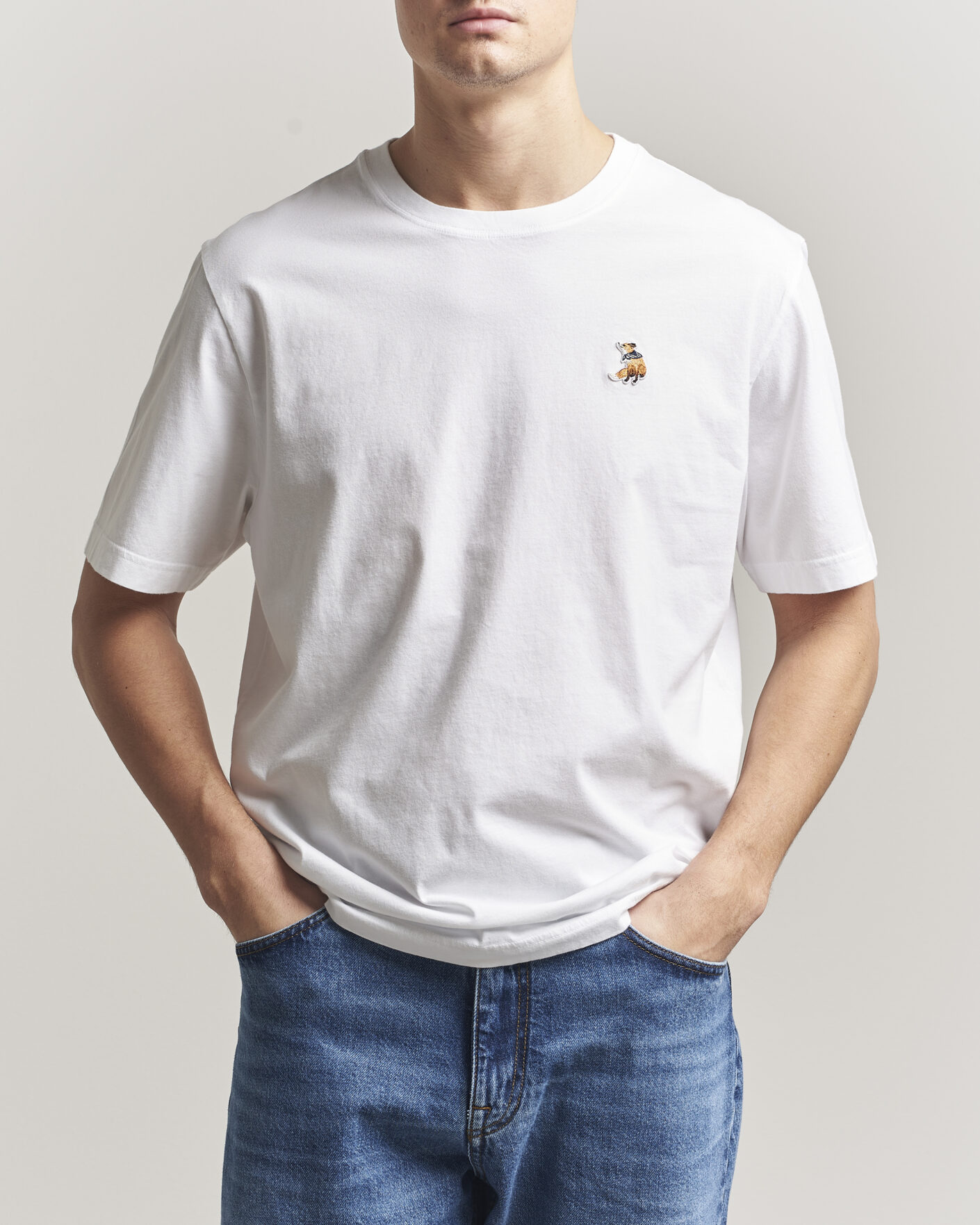 Herren | T-Shirts | Maison Kitsuné | Dreaming Fox T-Shirt White