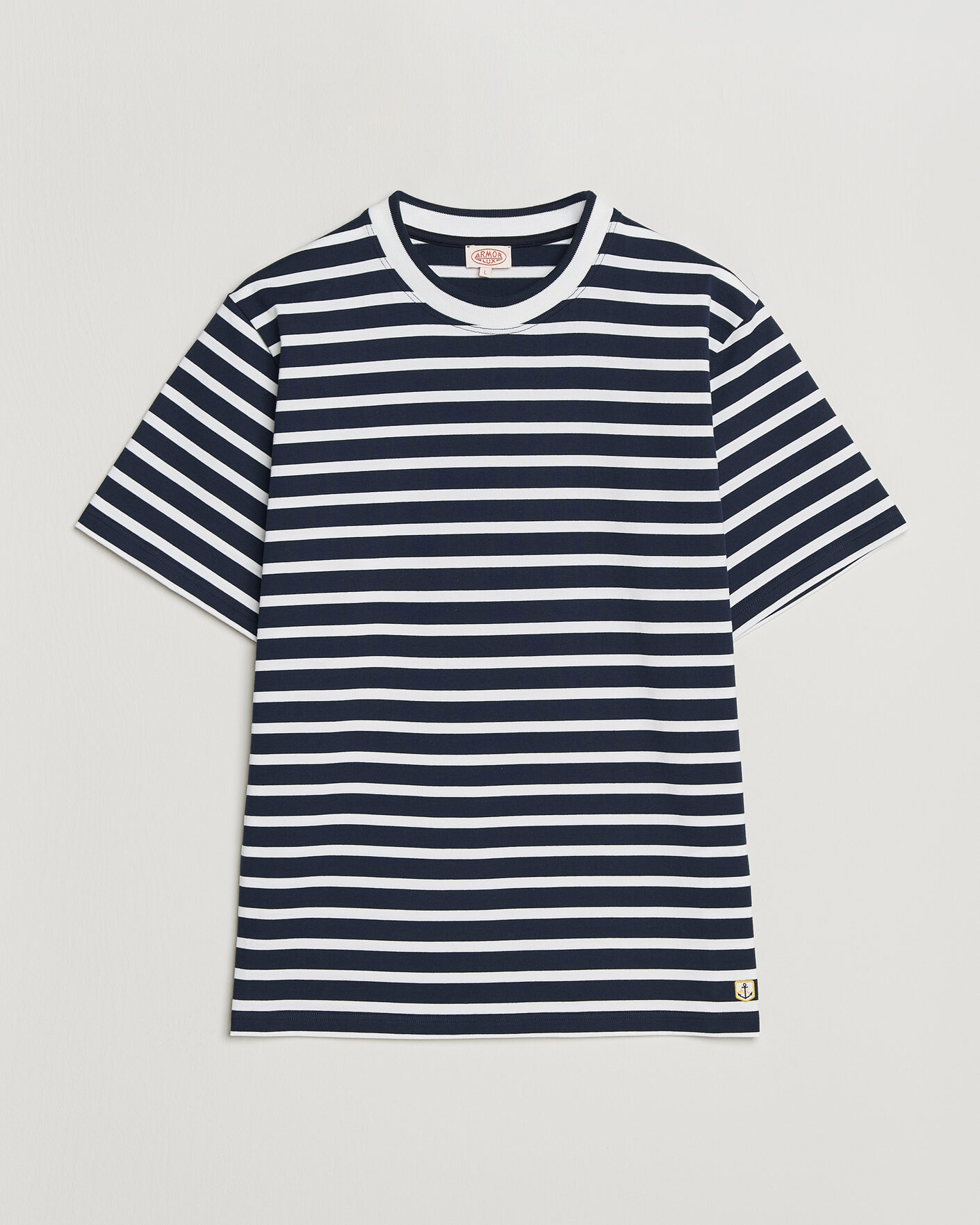 Herren |  | Armor-lux | Heritage Callac Stripe T-Shirt Marine/Blanc