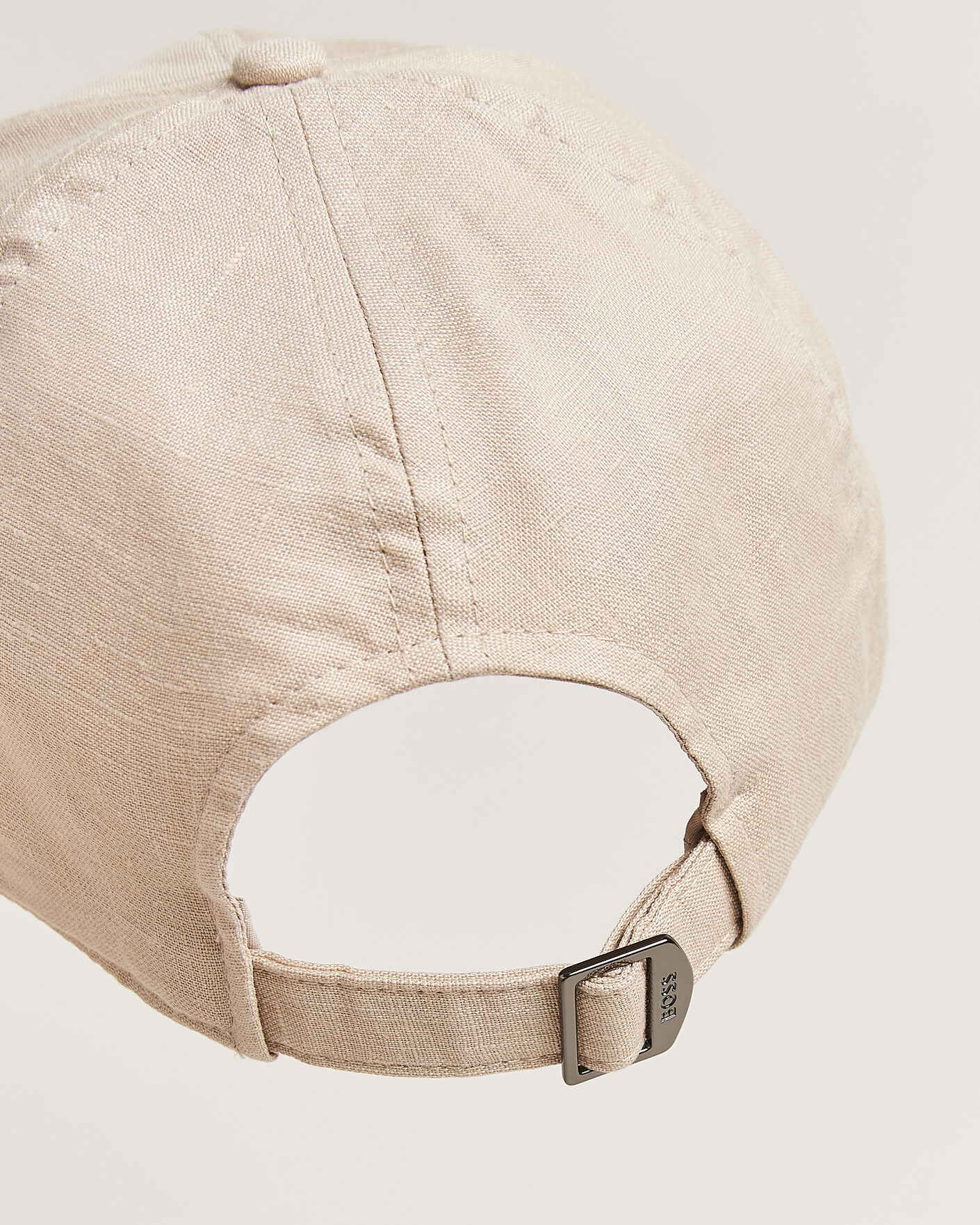 Herren | Hüte & Mützen | BOSS BLACK | Zed Linen Cap Open Beige