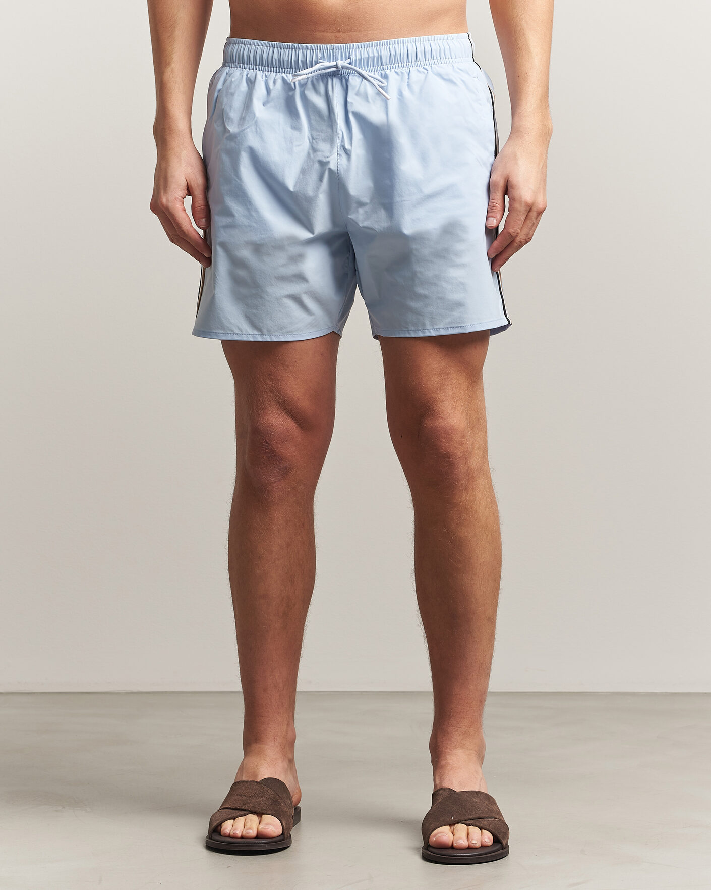 Herren | Badehosen | BOSS BLACK | Iconic Swimshorts Light Blue