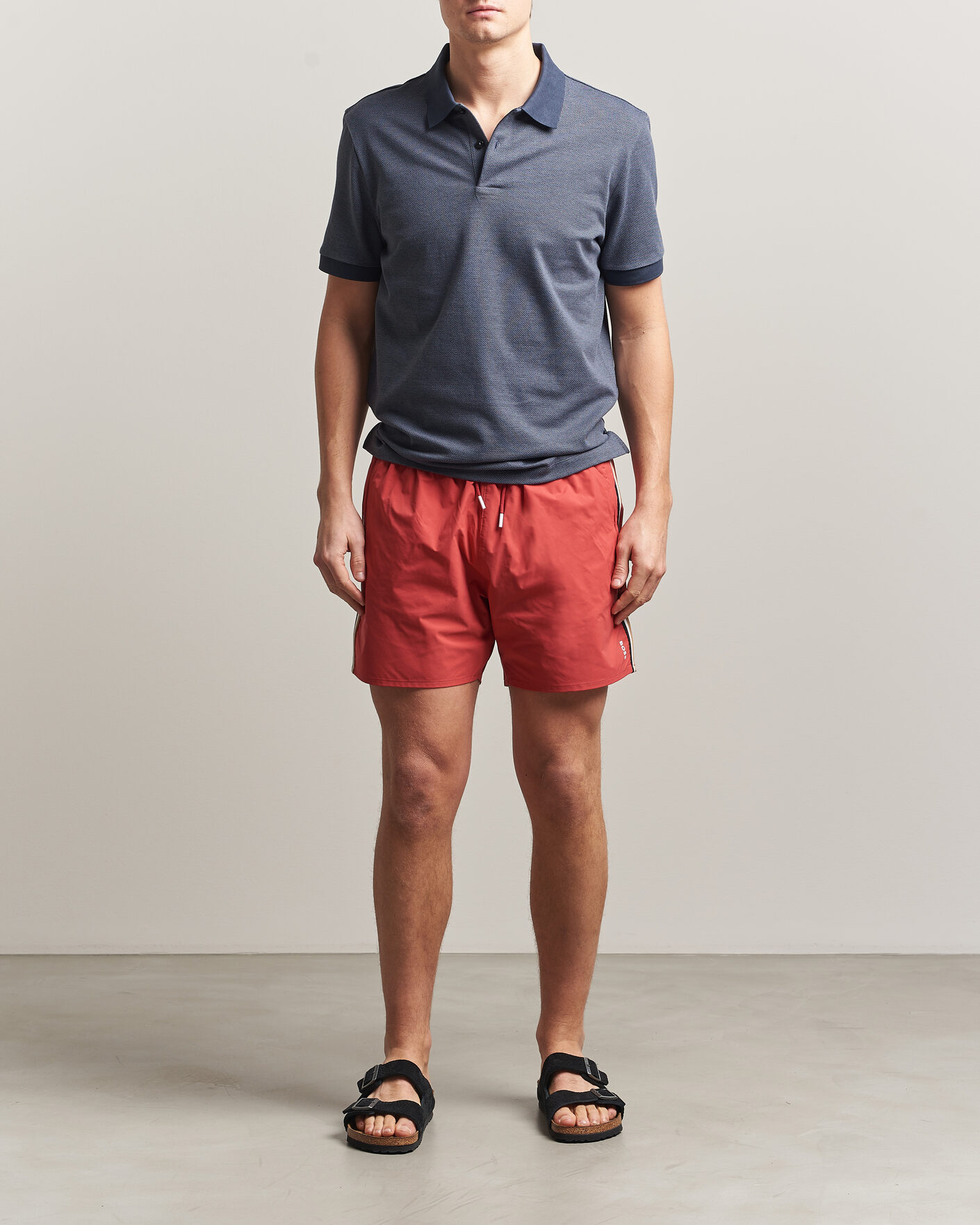 Herren | Badehosen | BOSS BLACK | Iconic Swimshorts Dark Red