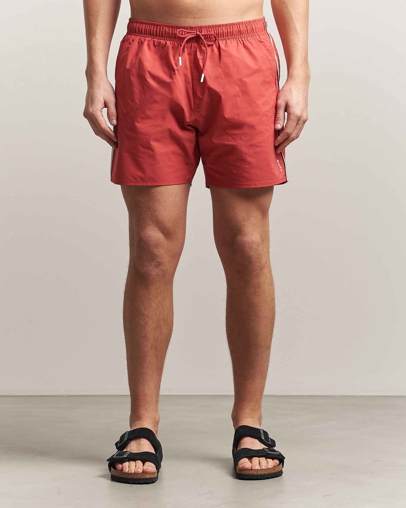 Herren | Badehosen | BOSS BLACK | Iconic Swimshorts Dark Red