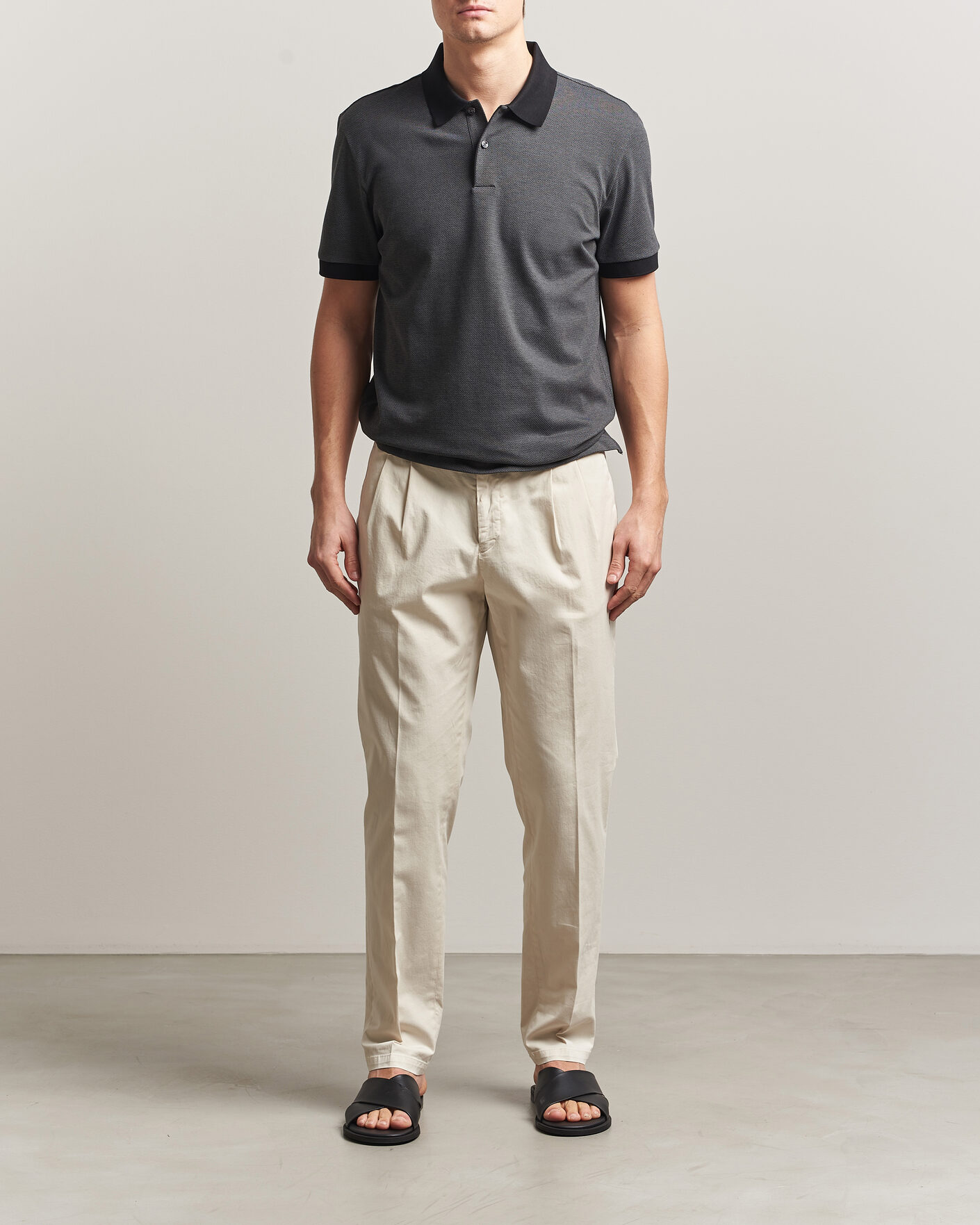 Herren | Poloshirts | BOSS BLACK | Parlay Jersey Polo Black