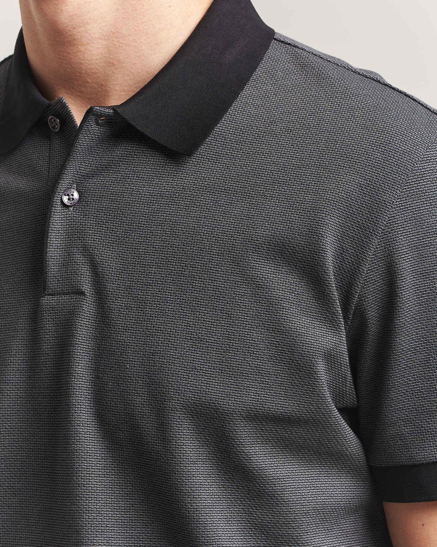 Herren | Poloshirts | BOSS BLACK | Parlay Jersey Polo Black