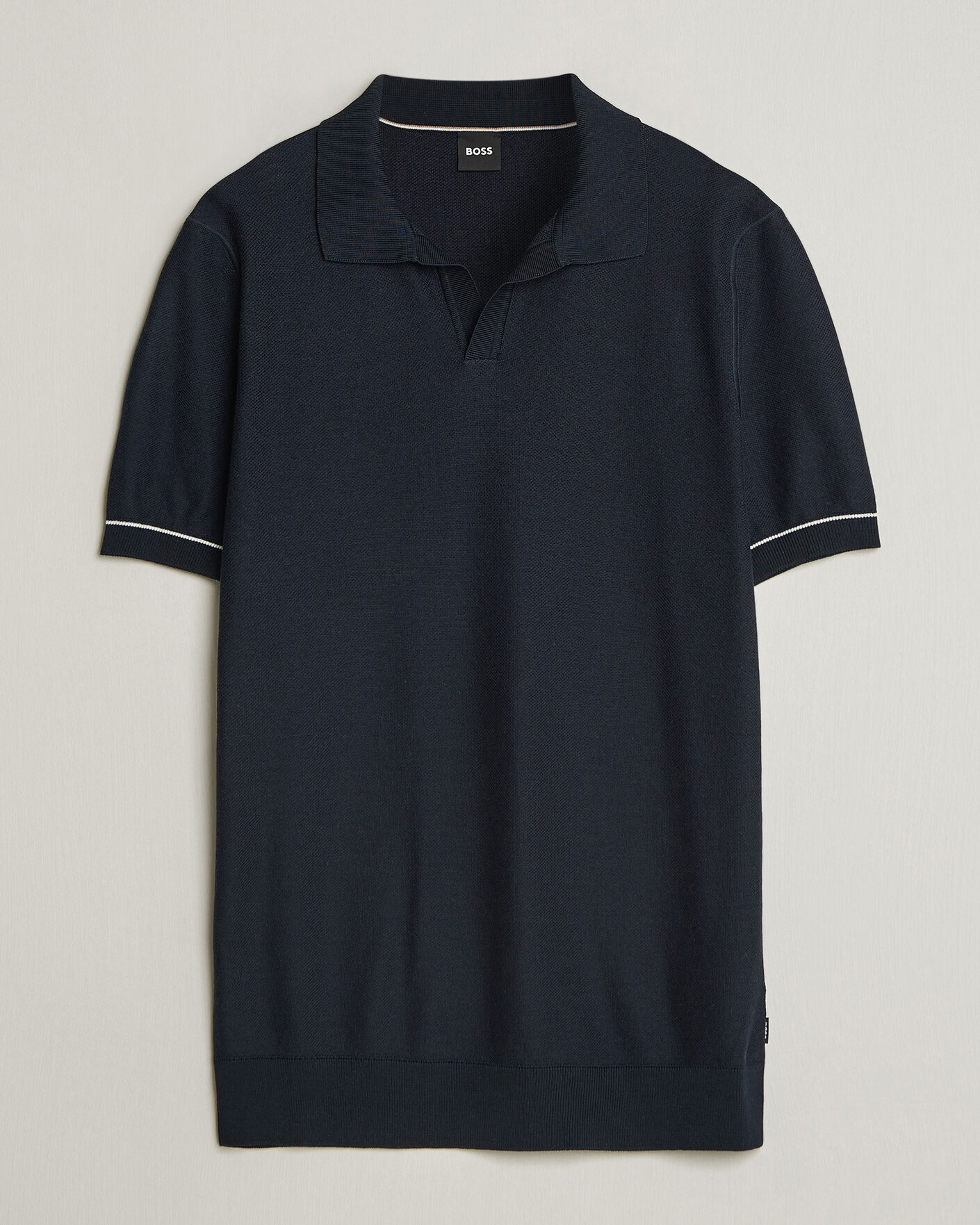 Herren | Poloshirts | BOSS BLACK | Narciso Knitted Polo Dark Blue