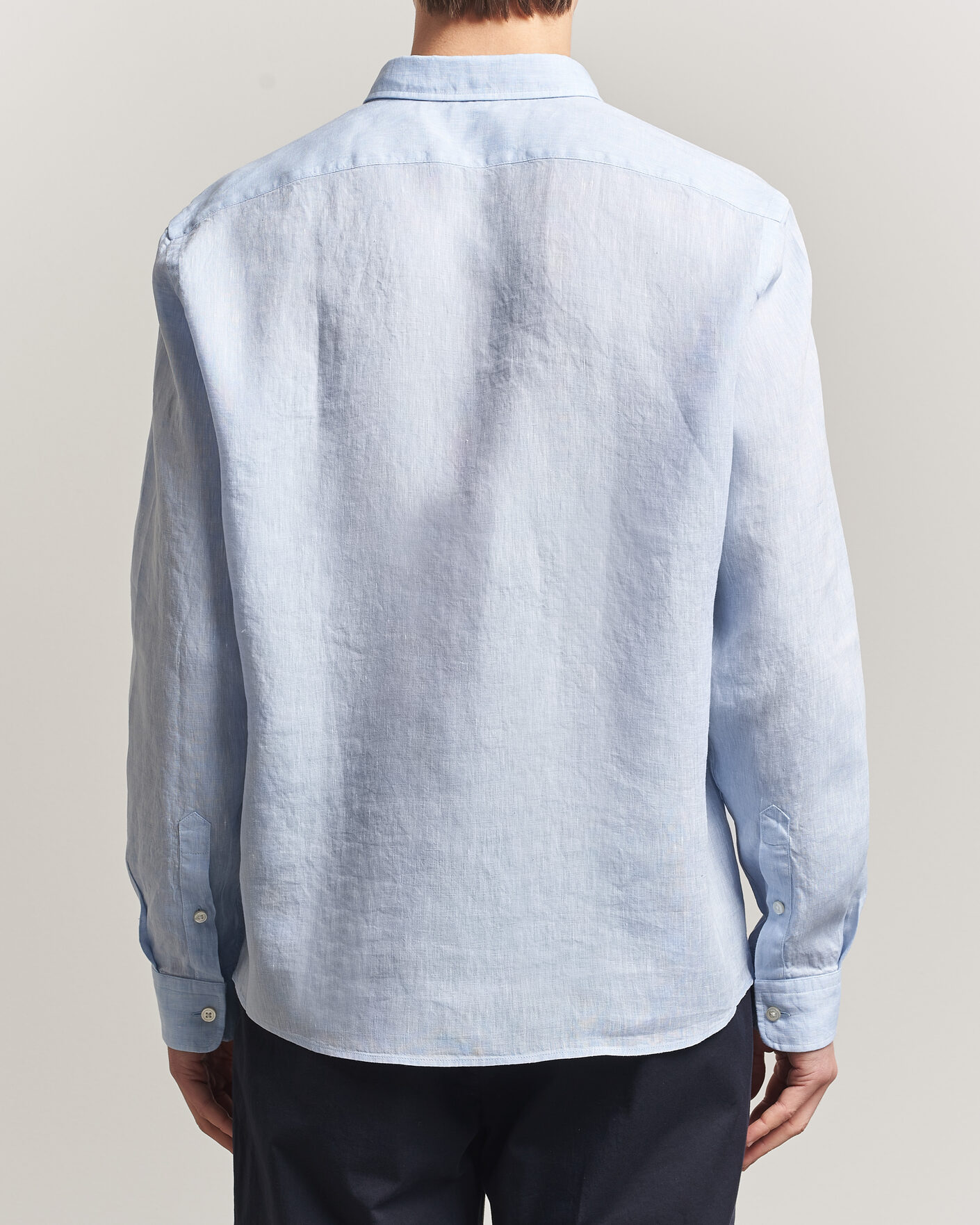 Herren | Hemden | BOSS BLACK | Liam Linen Shirt Light Blue
