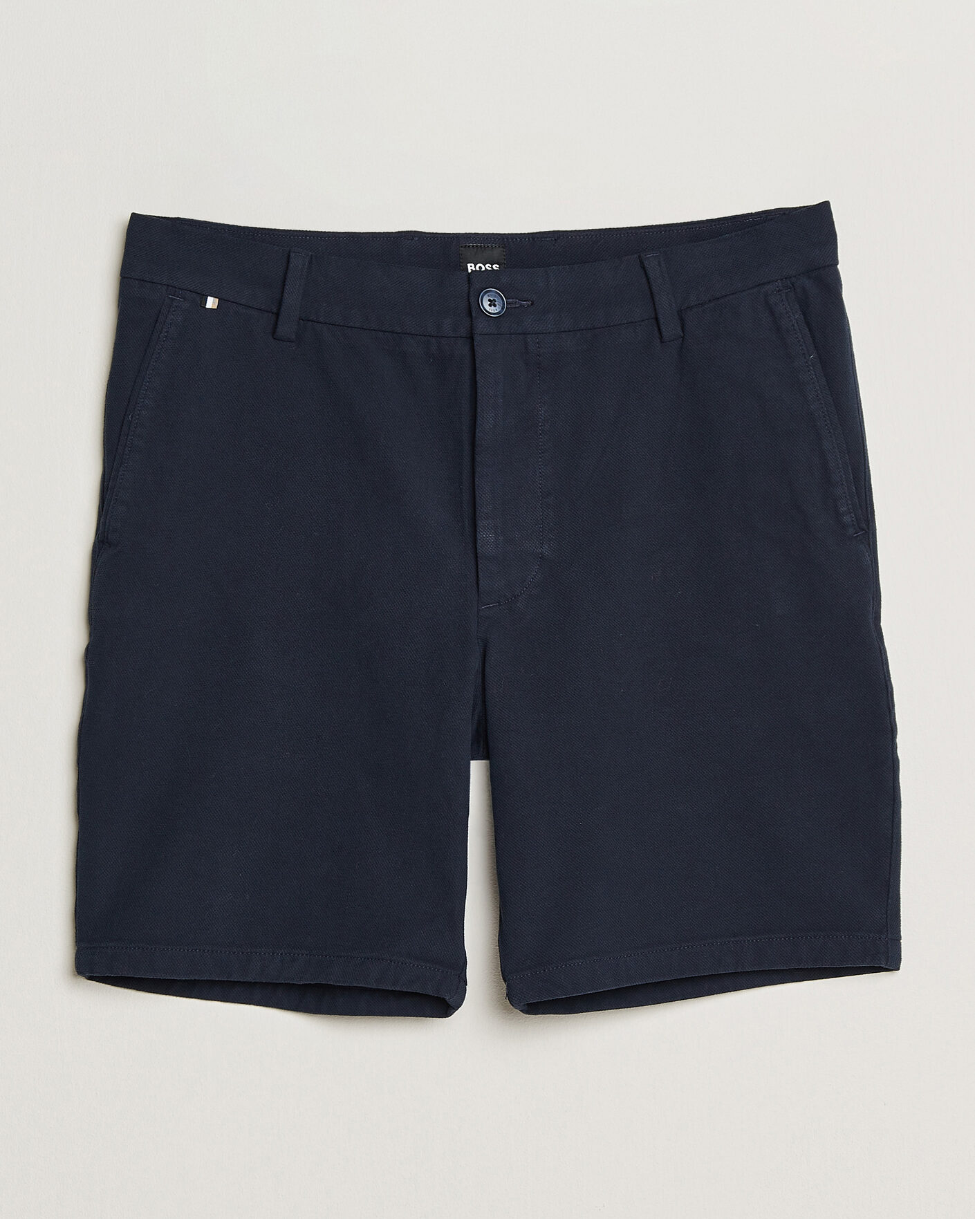Herren | Shorts | BOSS BLACK | Kane Cotton Chino Shorts Dark Blue