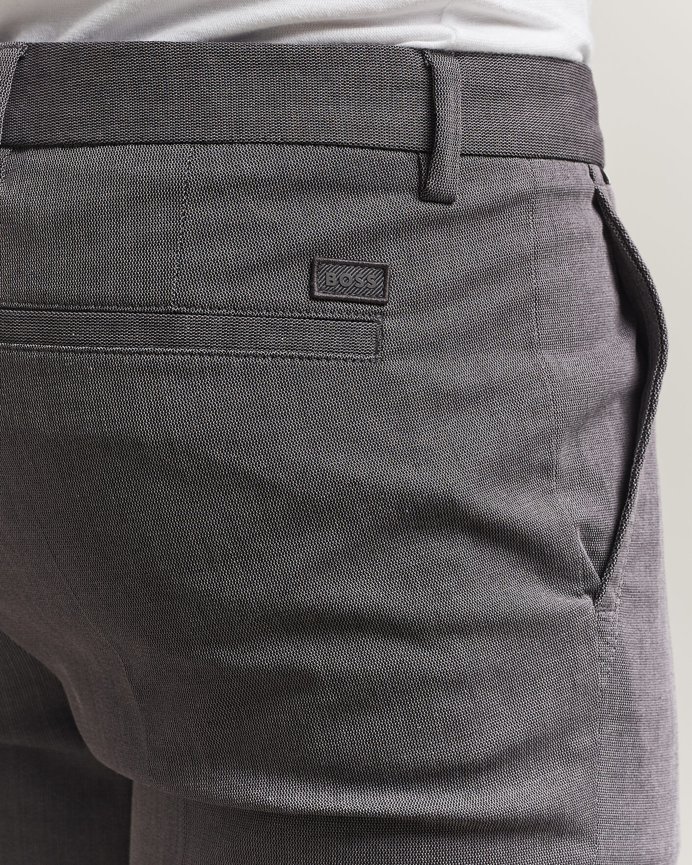 Herren | Hosen | BOSS BLACK | Kaiton Structured Chinos Black
