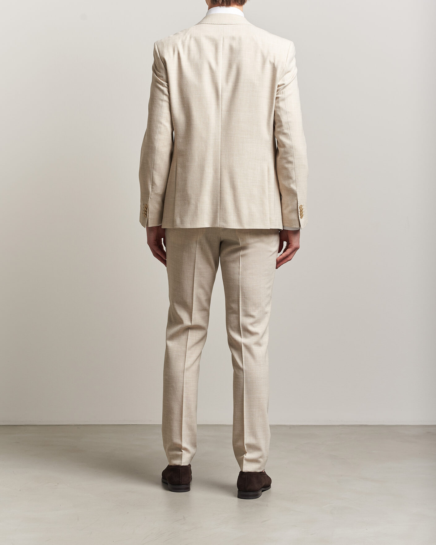 Herren | Anzüge | BOSS BLACK | Huge Wool/Linen Suit Open Beige