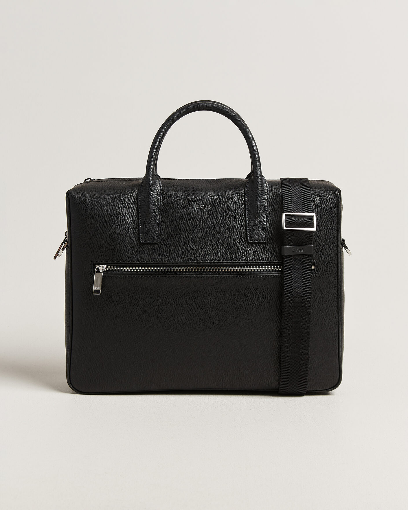 Herren | Taschen | BOSS BLACK | Daxter Leather Briefcase Black