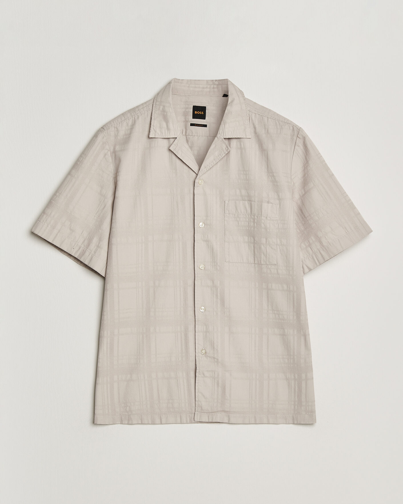 Herren | Hemden | BOSS ORANGE | Rayer Cotton Resort Shirt Beige