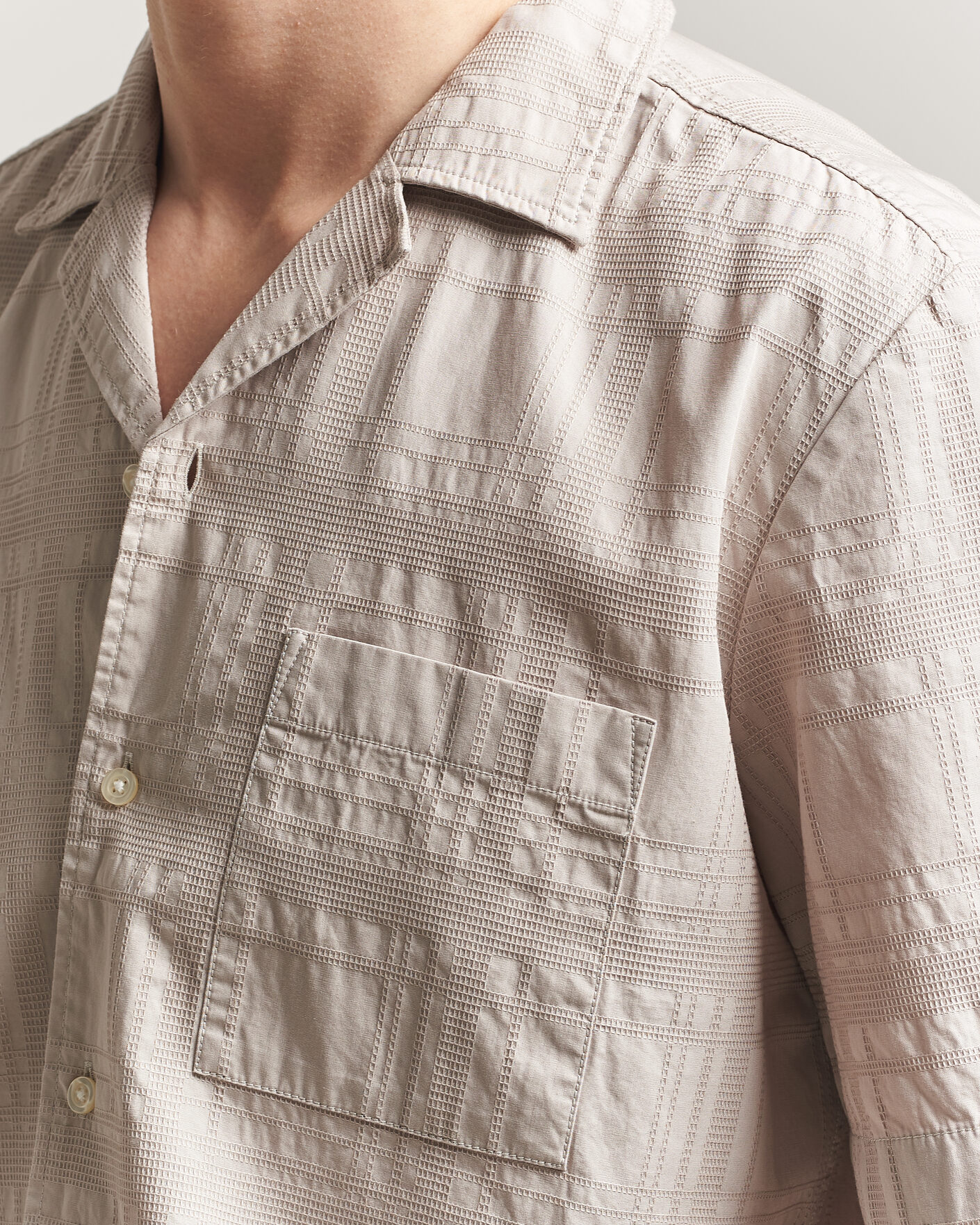 Herren | Hemden | BOSS ORANGE | Rayer Cotton Resort Shirt Beige