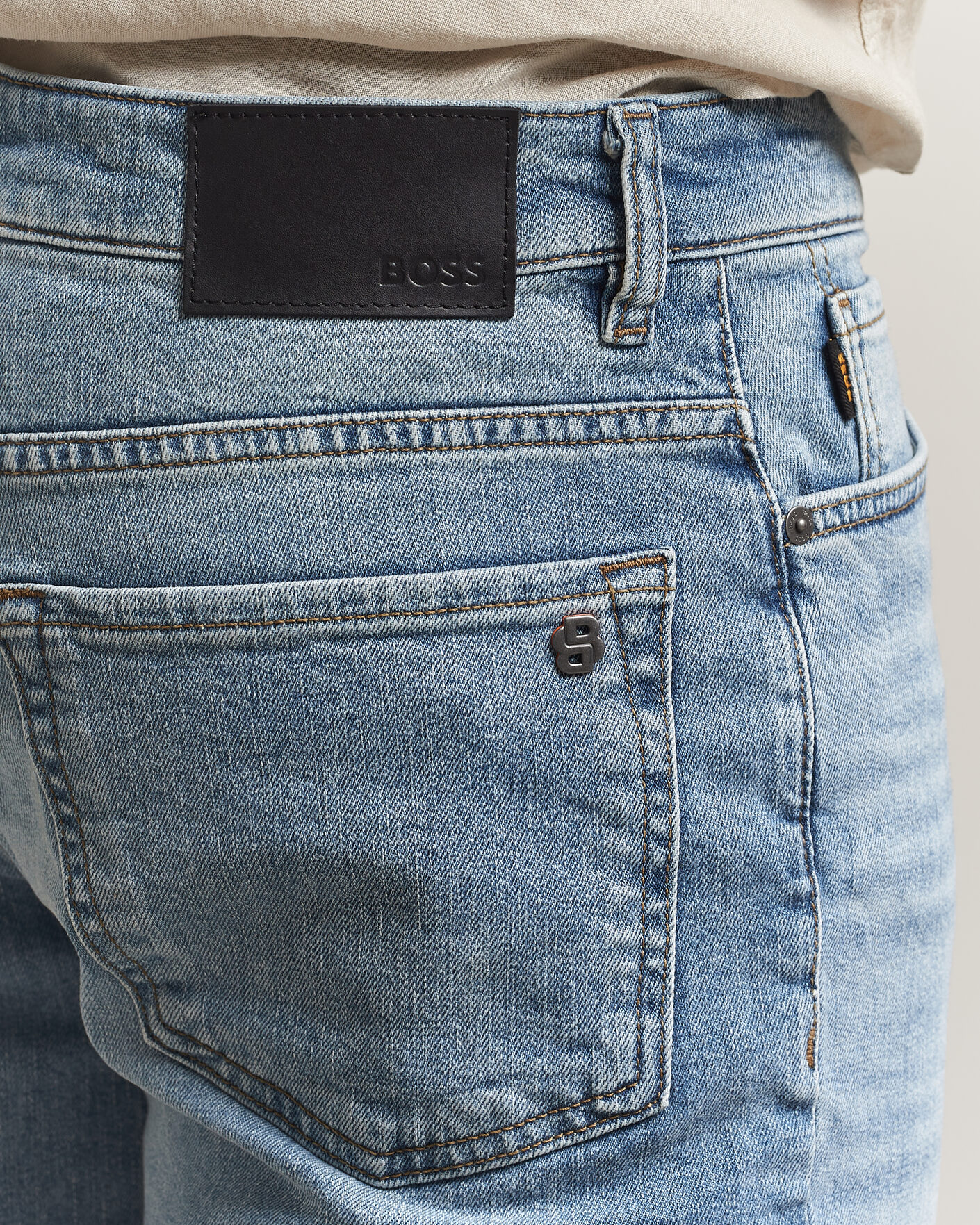 Herren | Shorts | BOSS ORANGE | Re.Maine Denim Shorts Light Blue