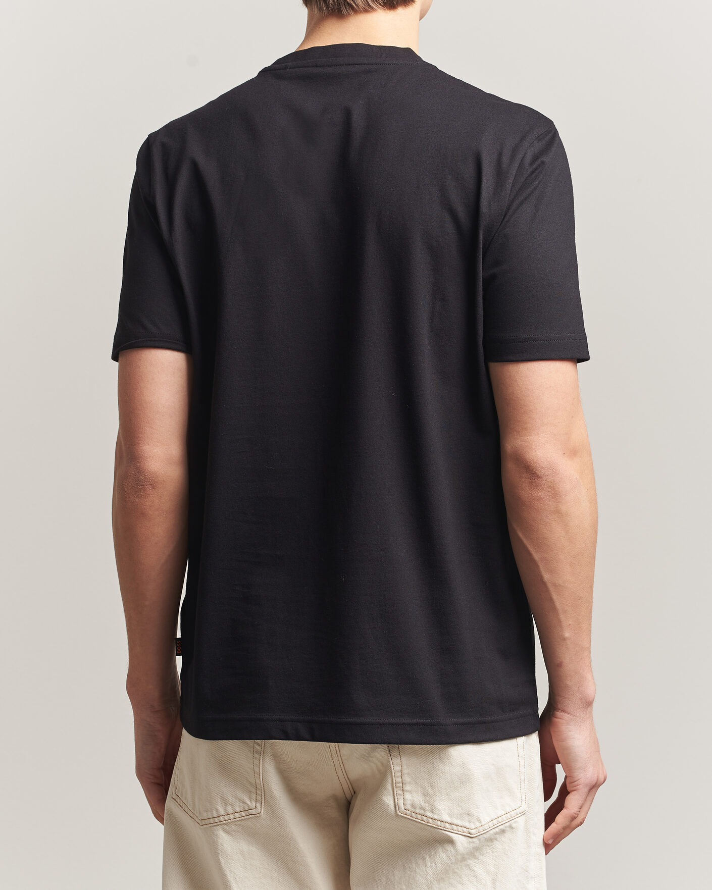 Herren | T-Shirts | BOSS ORANGE | DJ Printed Crew Neck T-Shirt Black