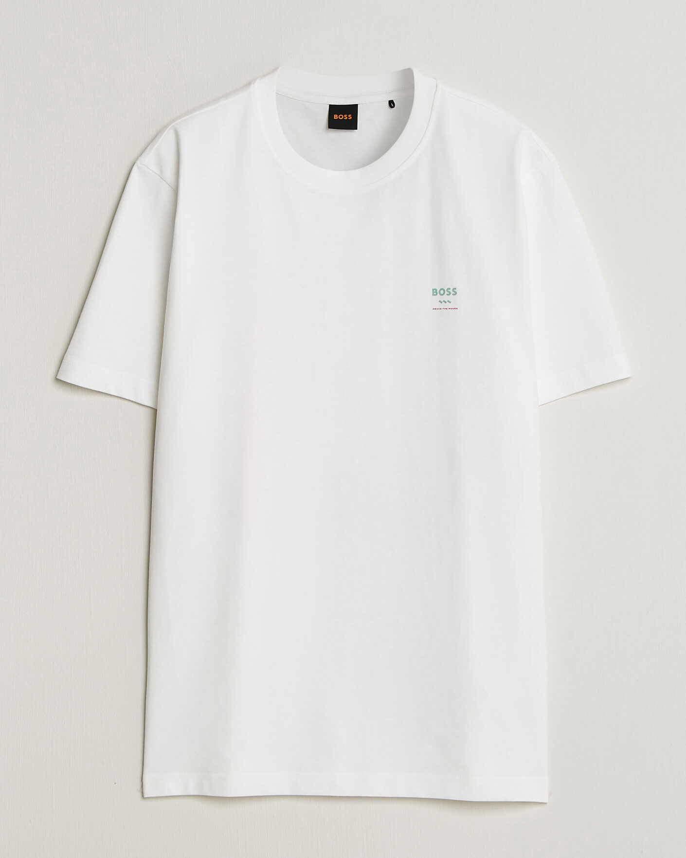 Herren | T-Shirts | BOSS ORANGE | Groove Printed Crew Neck T-Shirt White