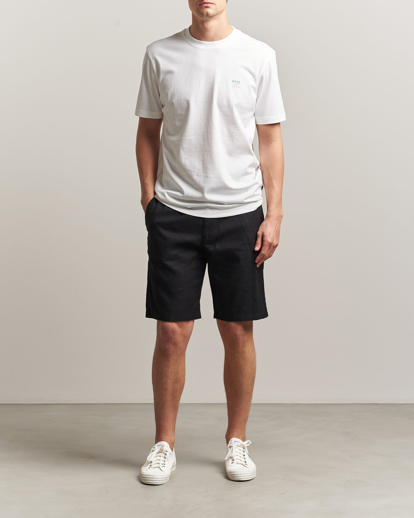 Herren | T-Shirts | BOSS ORANGE | Groove Printed Crew Neck T-Shirt White