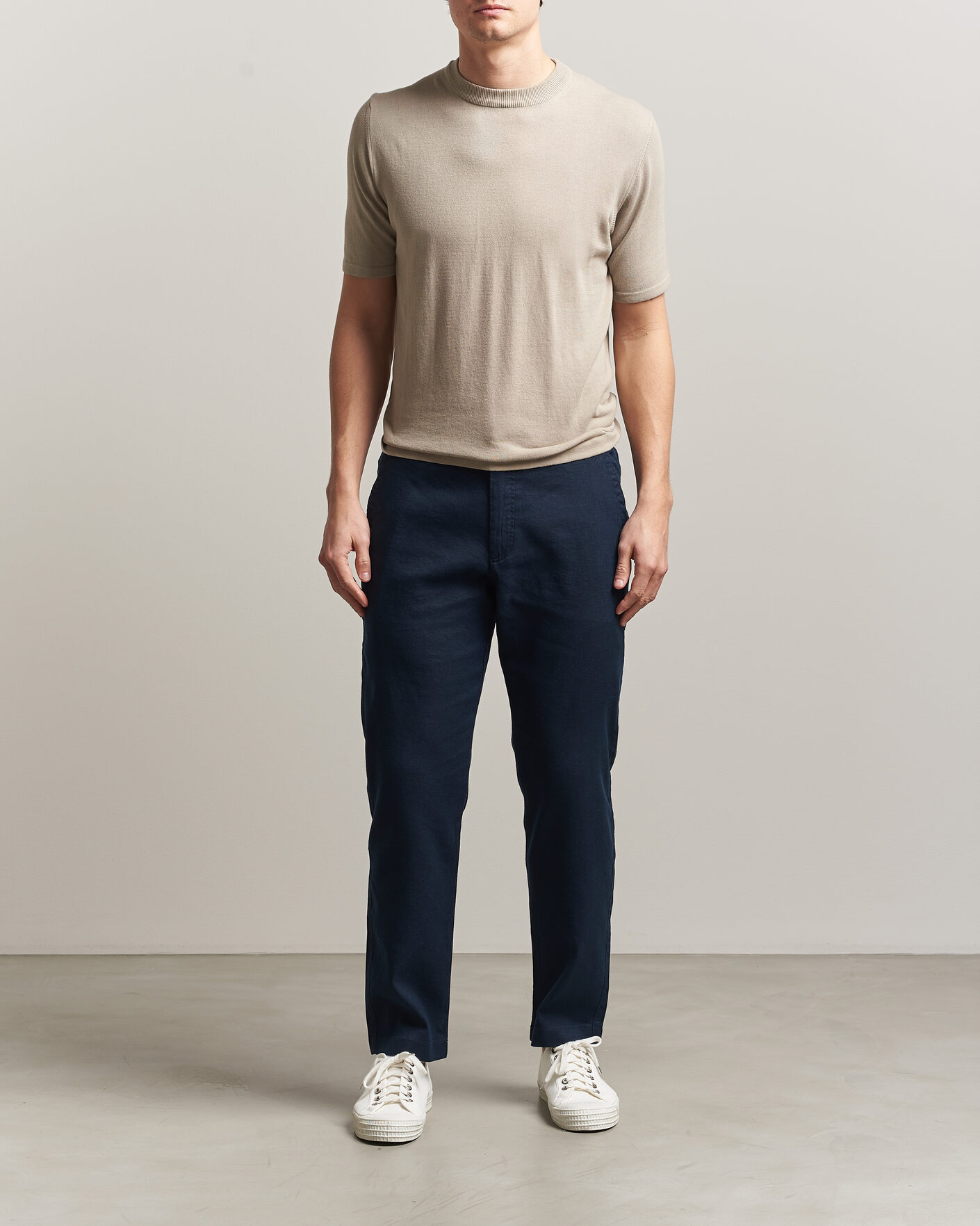 Herren | Hosen | BOSS ORANGE | Sanderson Linen Pants Dark Blue