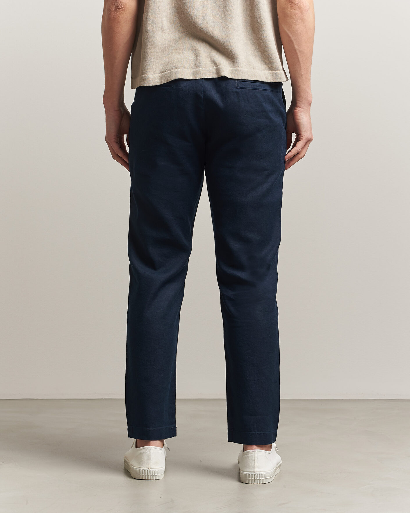 Herren | Hosen | BOSS ORANGE | Sanderson Linen Pants Dark Blue