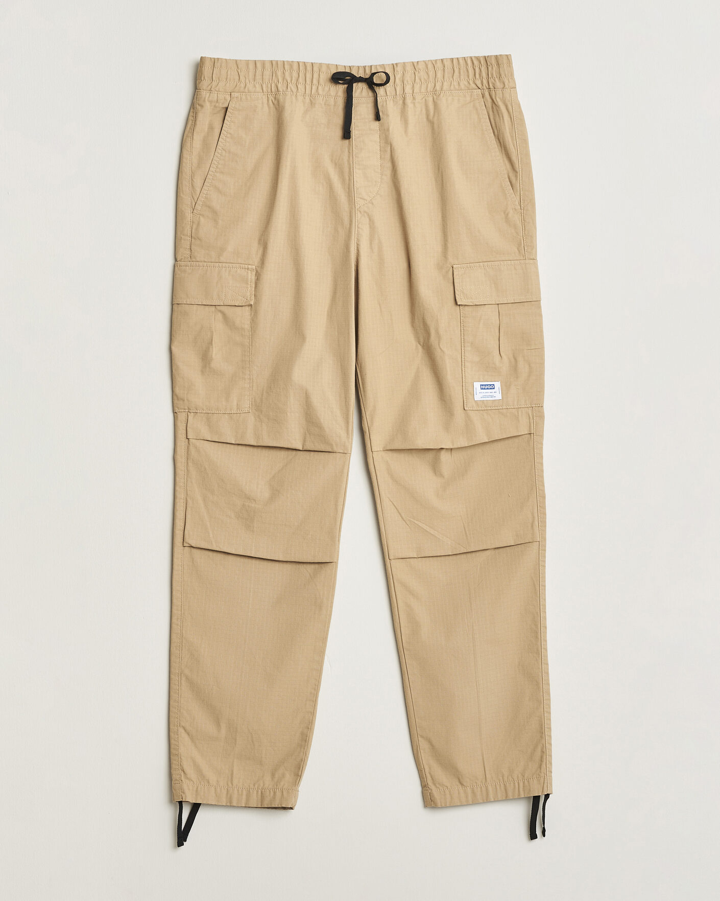 Herren | Hosen | HUGO | Gadic Cargo Drawstring Pants Medium Beige