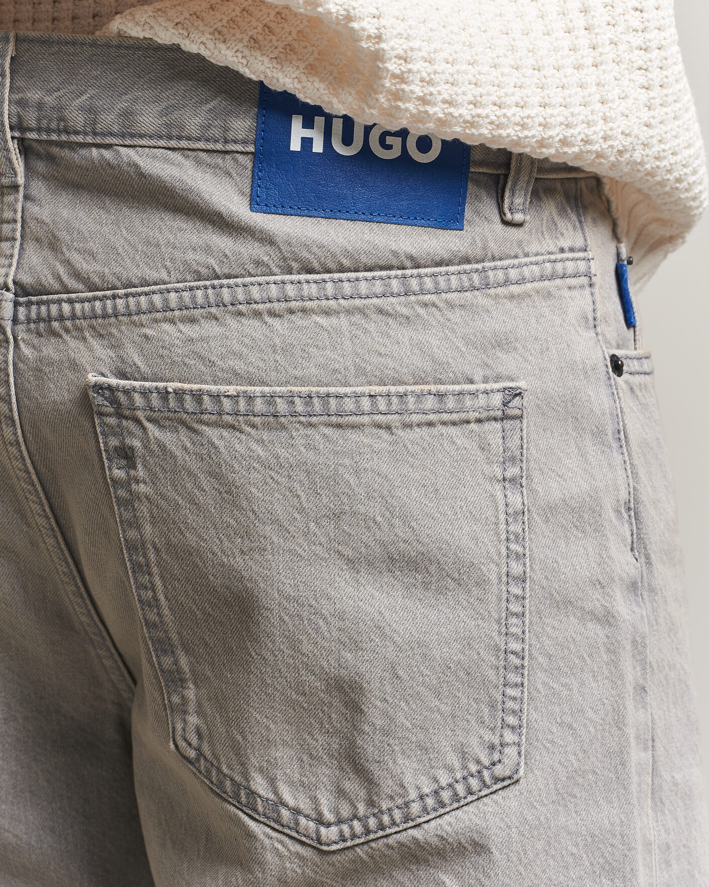 Herren | Hemden | HUGO | Nate Baggy Fit Jeans Medium Grey