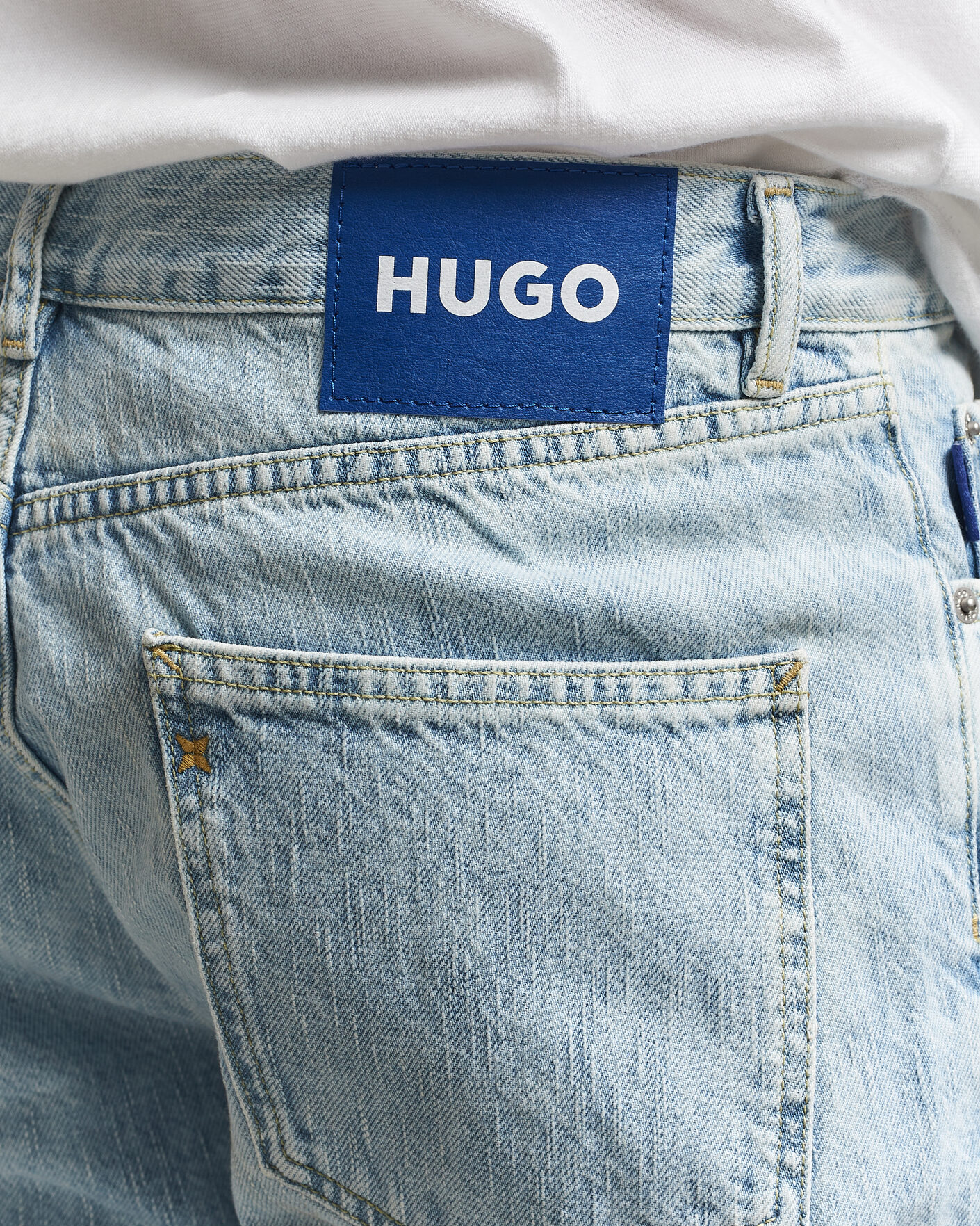 Herren | Hosen | HUGO | Jonah Straight Fit Jeans Light Blue