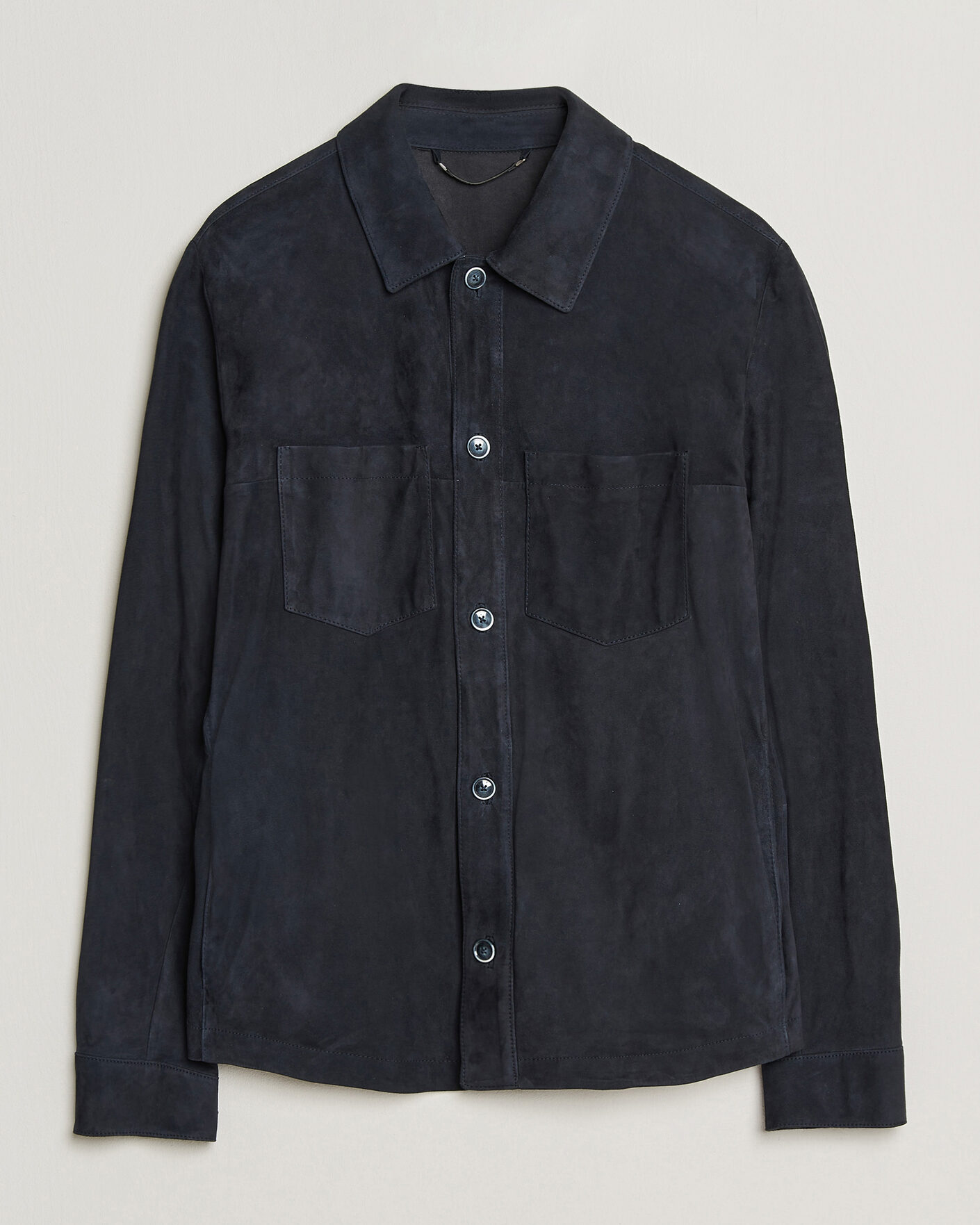 Herren | Jacken | BOSS CAMEL | Mando Suede Jacket Dark Blue