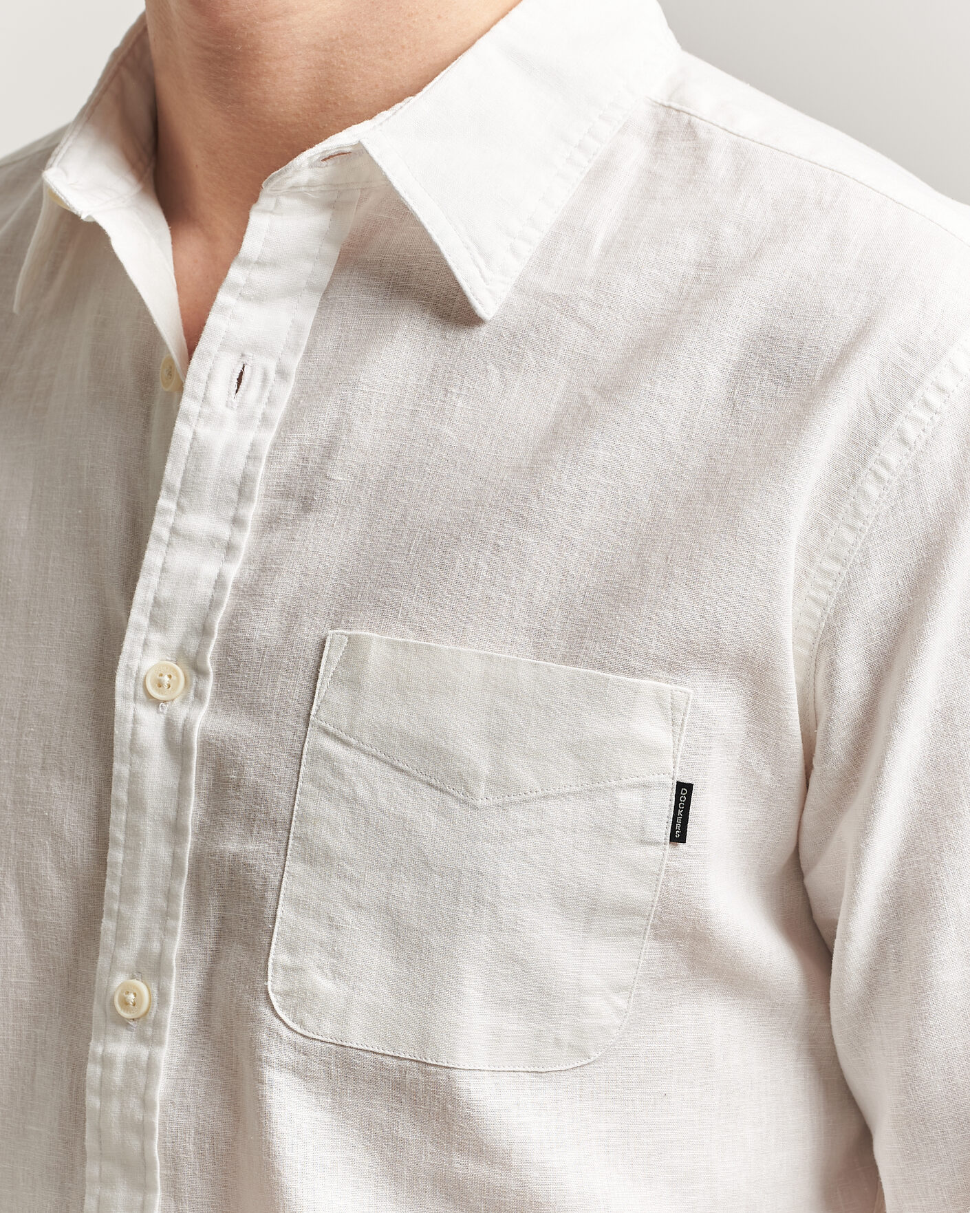 Herren | Hemden | Dockers | Slim Linen/Cotton Shirt Undyed