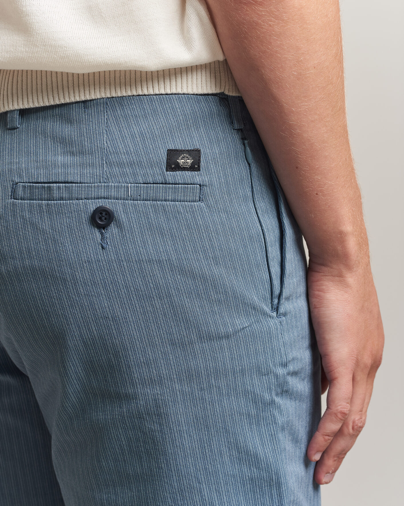 Herren | Shorts | Dockers | Slim Cotton/Linen Shorts Bering Sea