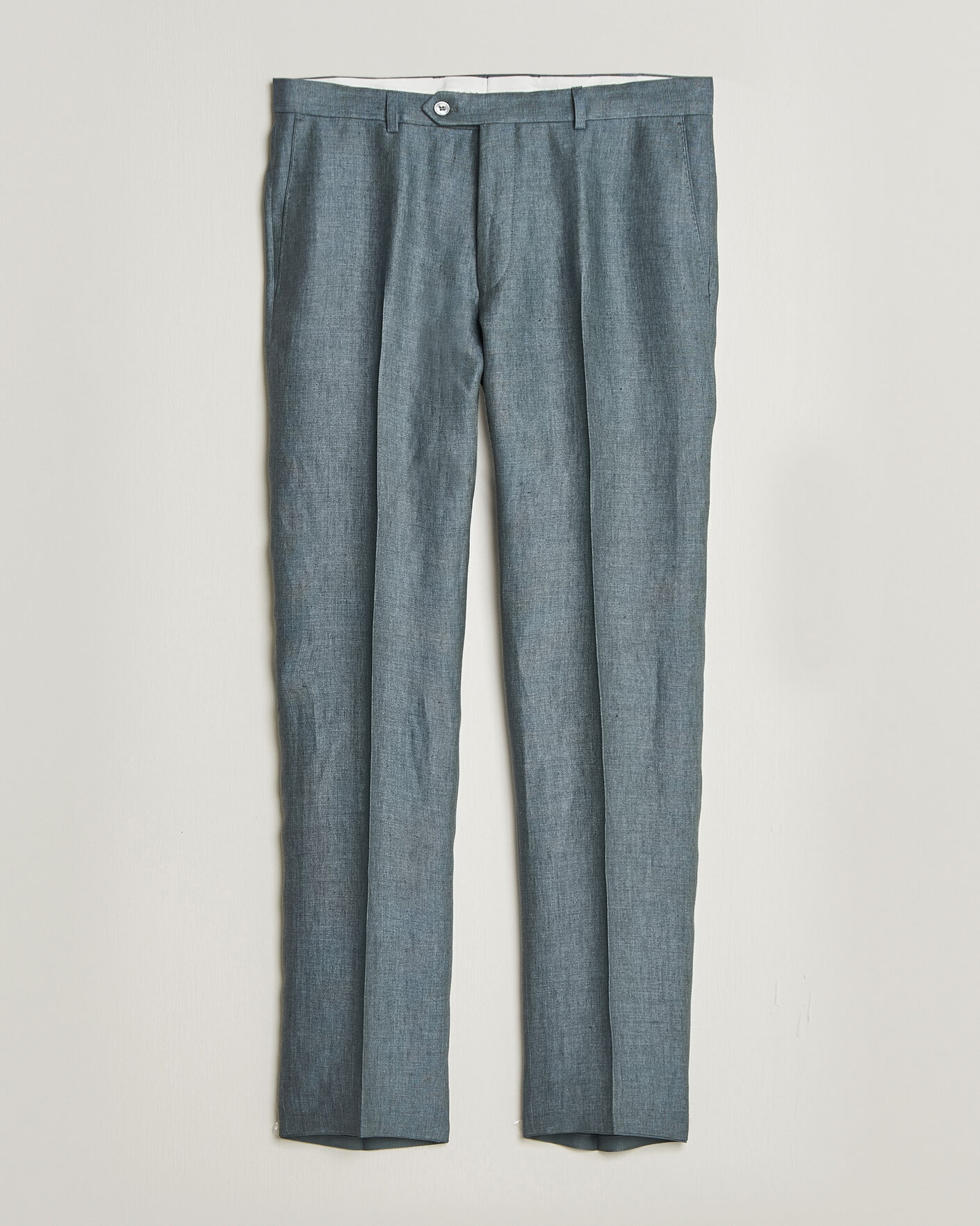 Herren | Hosen | Oscar Jacobson | Dandy Linen Trousers Green