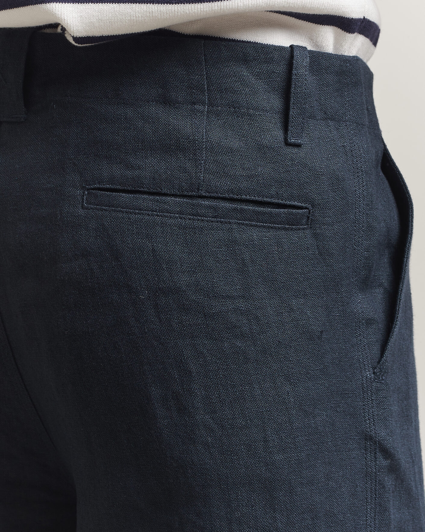 Herren | Hosen | Peregrine | Windsor Linen Trousers Navy