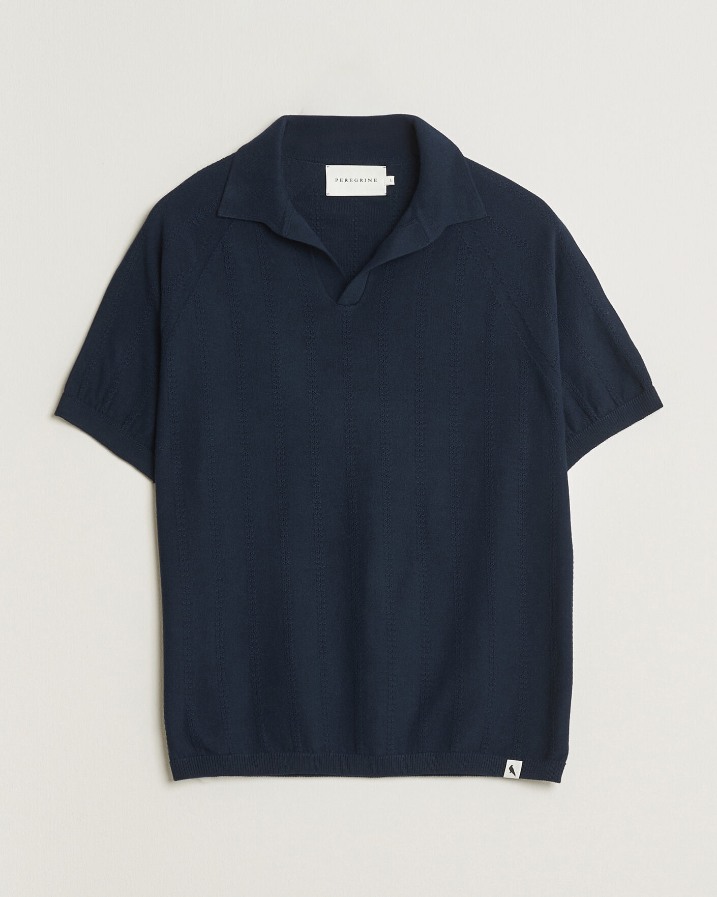 Herren | Poloshirts | Peregrine | Alma Cotton Structure Polo Navy