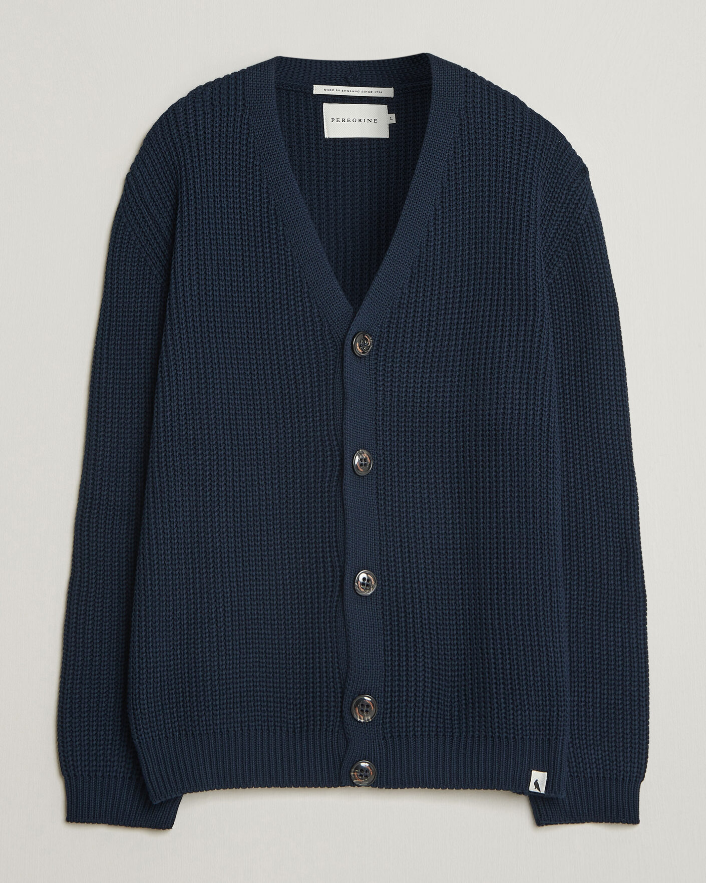 Herren | Pullover | Peregrine | River Cotton Cardigan Navy