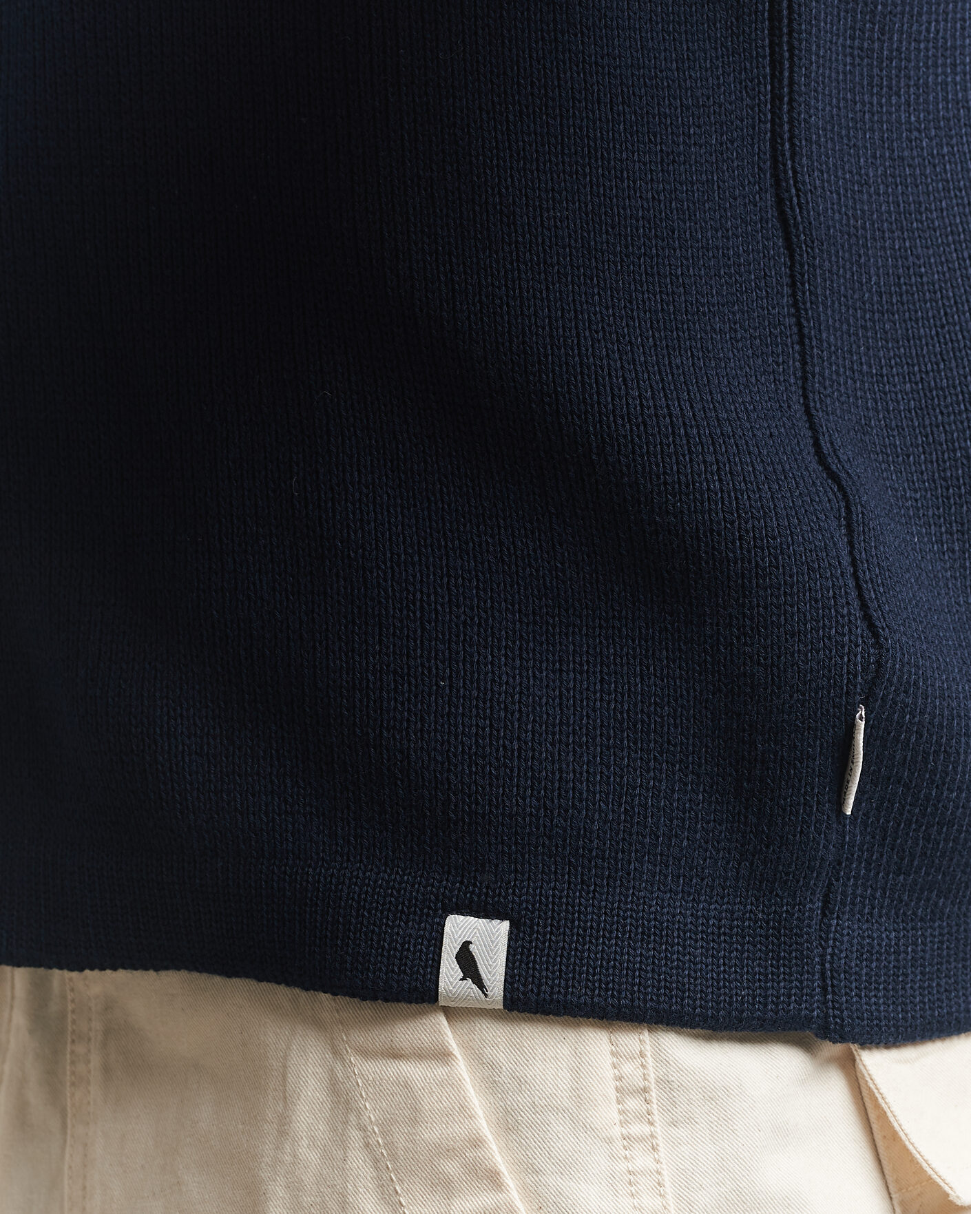 Herren | Pullover | Peregrine | River Knitted Cotton Schacket Navy