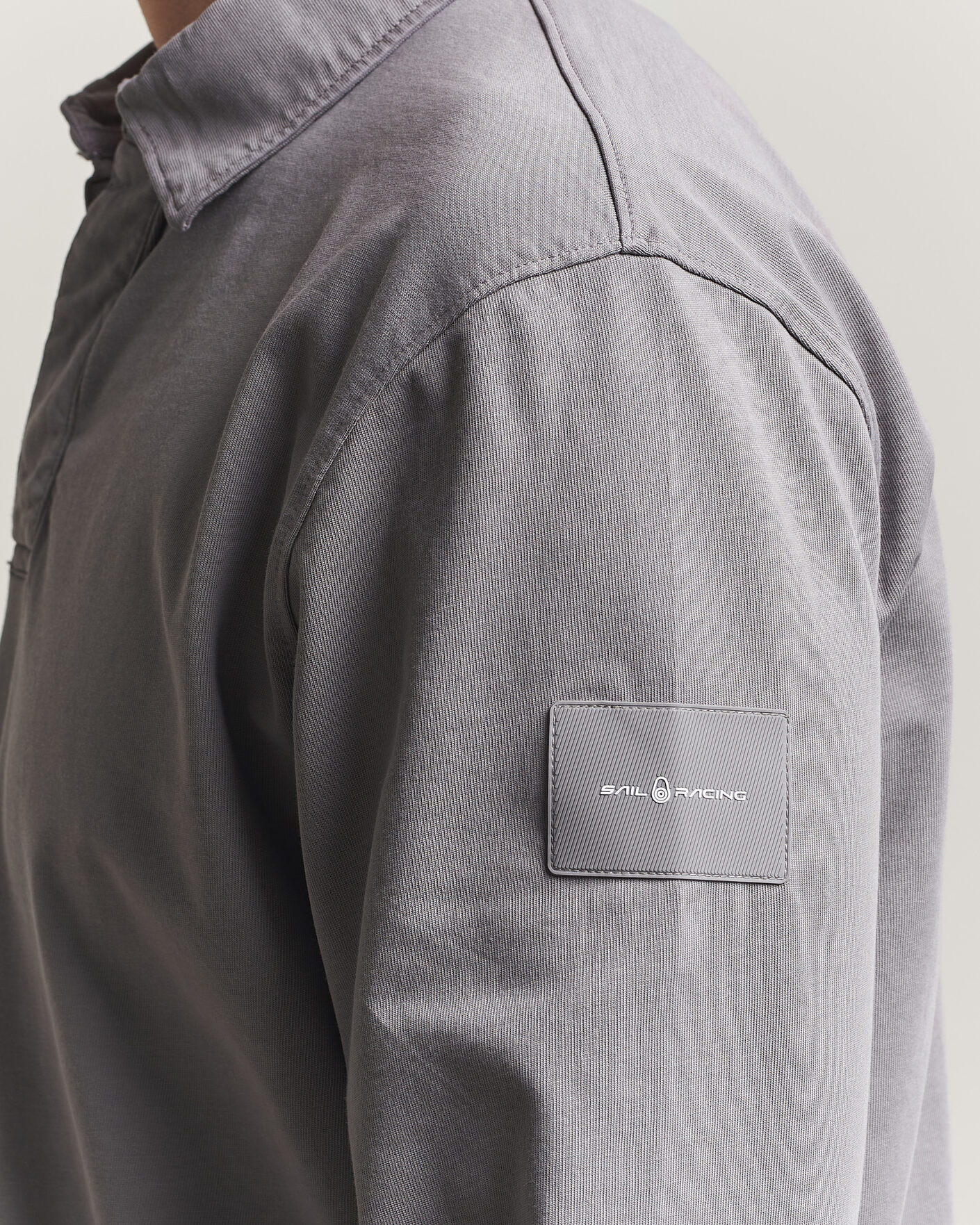 Herren | Pullover | Sail Racing | Wind Pigment Dyed Rugger Frost Grey