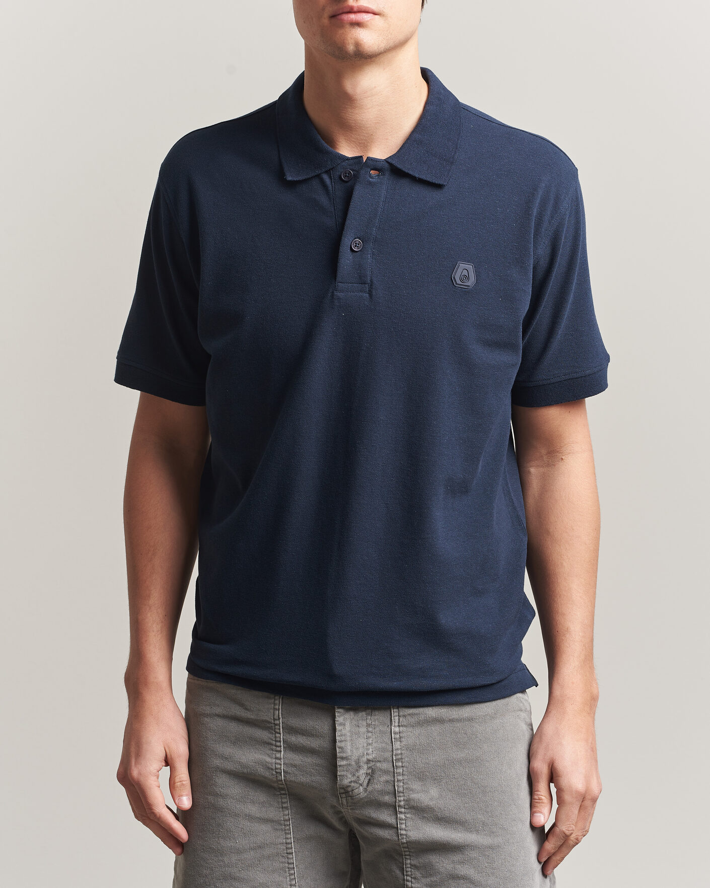 Herren | Poloshirts | Sail Racing | Tornado Cotton/Linen Pique Polo Navy