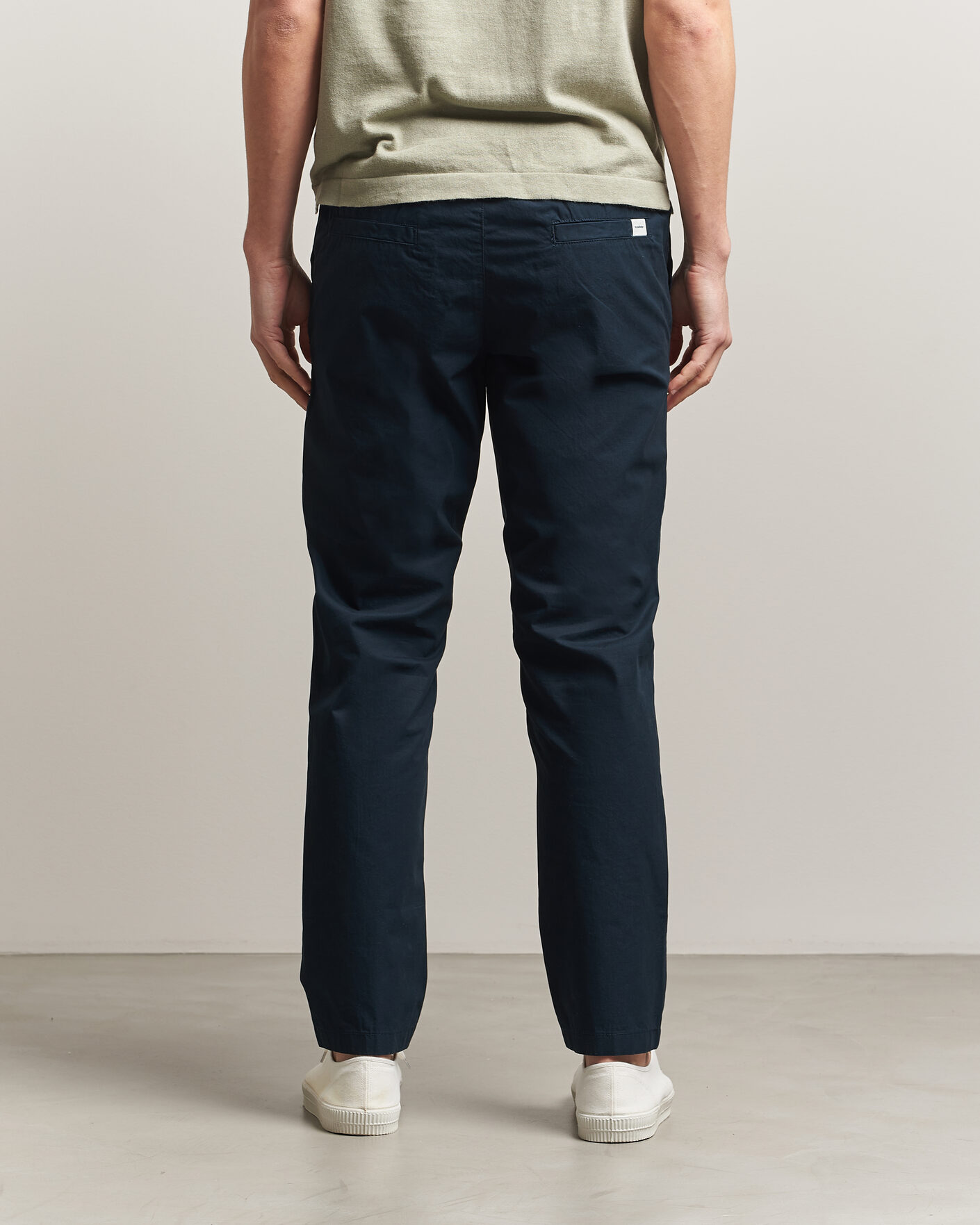 Herren | Hosen | KnowledgeCotton Apparel | Tim Tapered Cotton Stretch Pants Total Eclipse