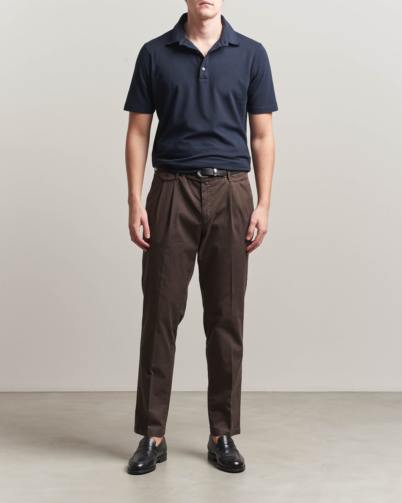 Herren | Poloshirts | Zanone | Soft Cotton Piquet Polo Navy