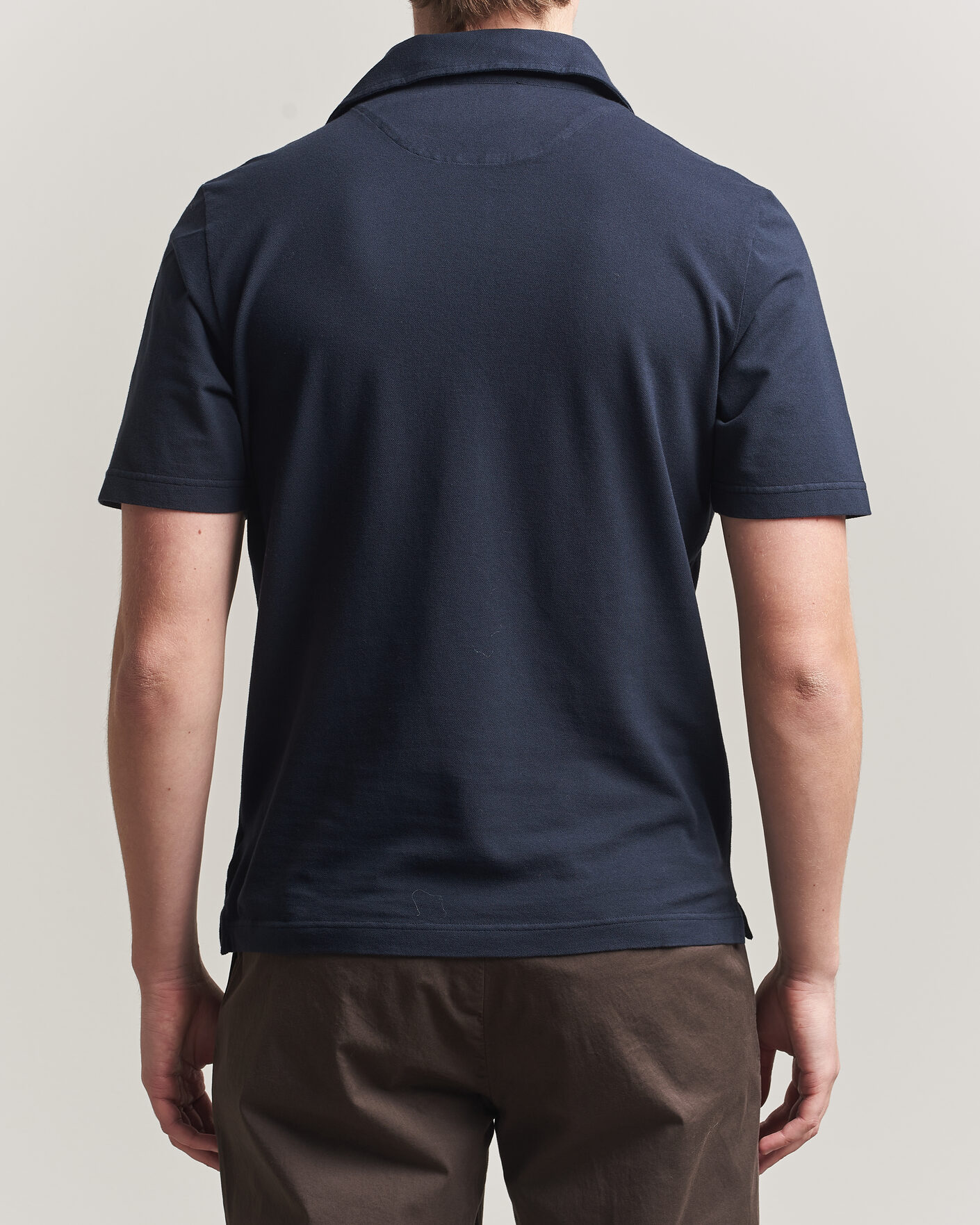 Herren | Poloshirts | Zanone | Soft Cotton Piquet Polo Navy