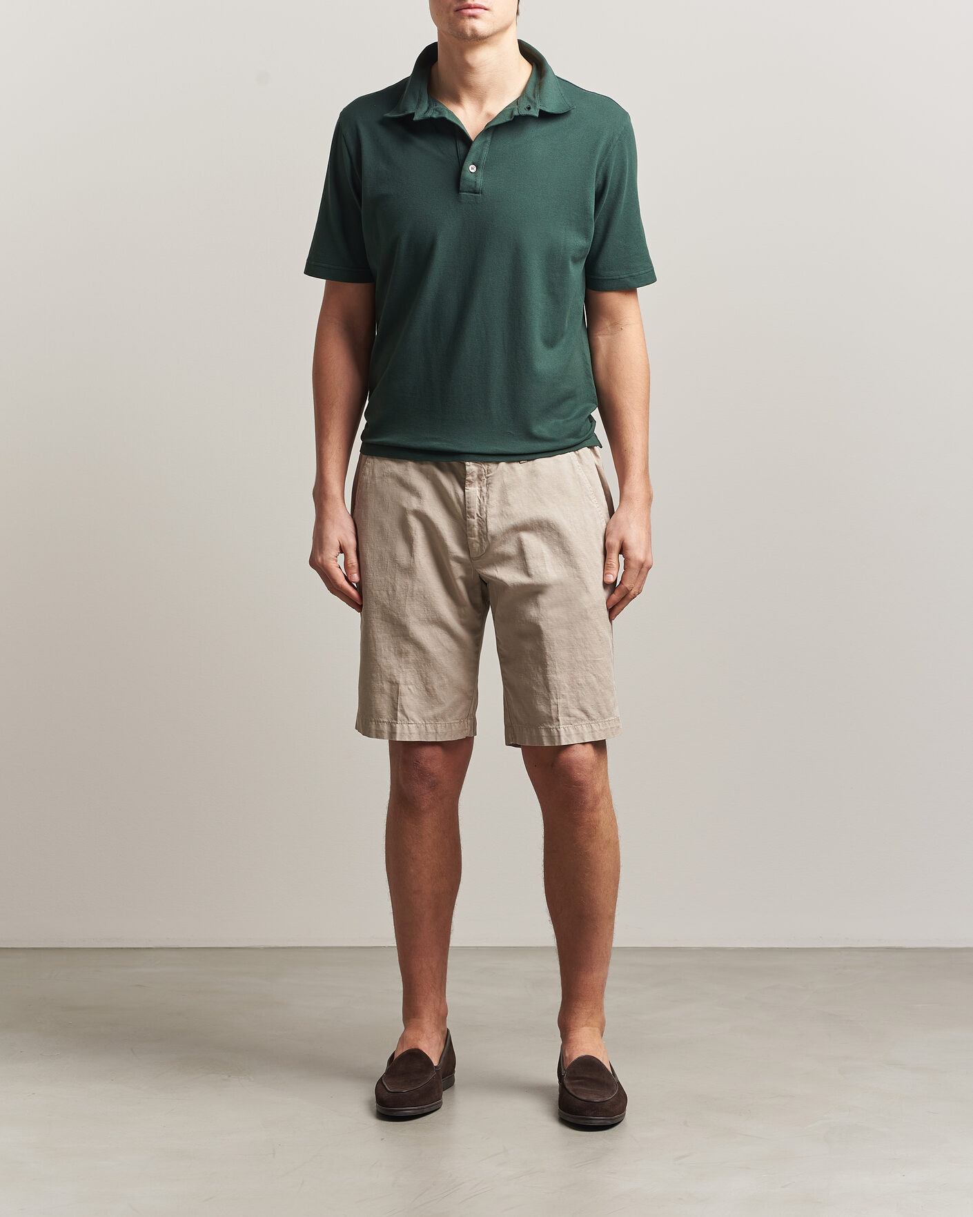 Herren | Poloshirts | Zanone | Soft Cotton Piquet Polo Dark Green