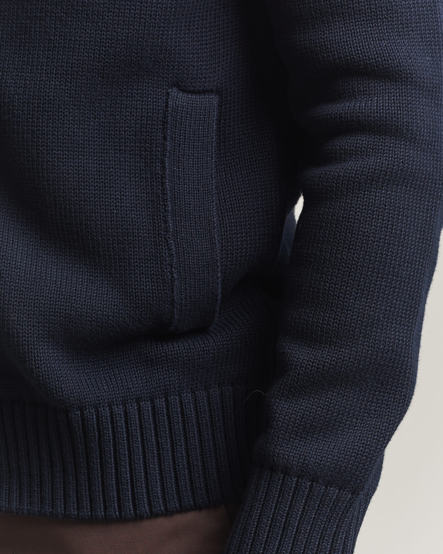 Herren | Pullover | Zanone | Soft Cotton Chioto Cardigan Navy