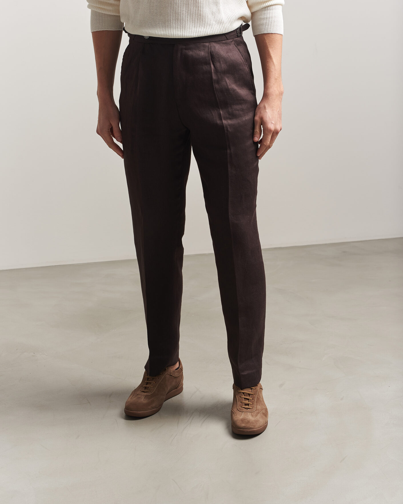 Herren | Sneaker | Loake 1880 | Mayfair Suede Dress Sneaker Flint