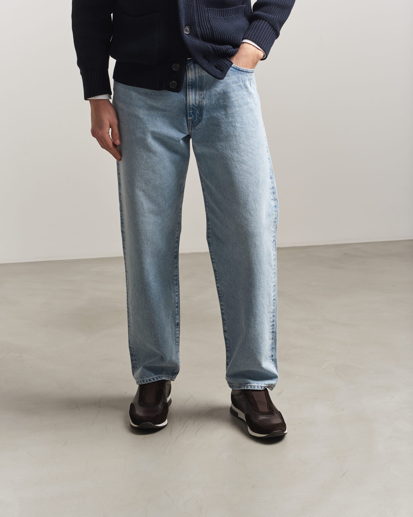 Herren | Sneaker | Loake 1880 | Ballantyne Suede/Leather Sneaker Dark Brown