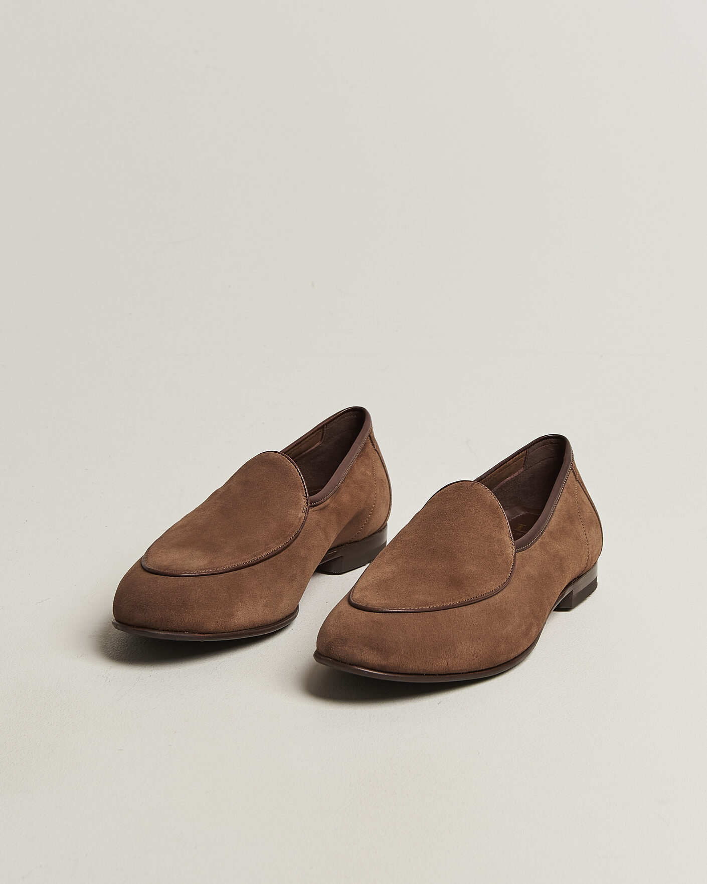 Herren | Loafer | Loake 1880 | Belgrave Suede Belgian Loafer Flint